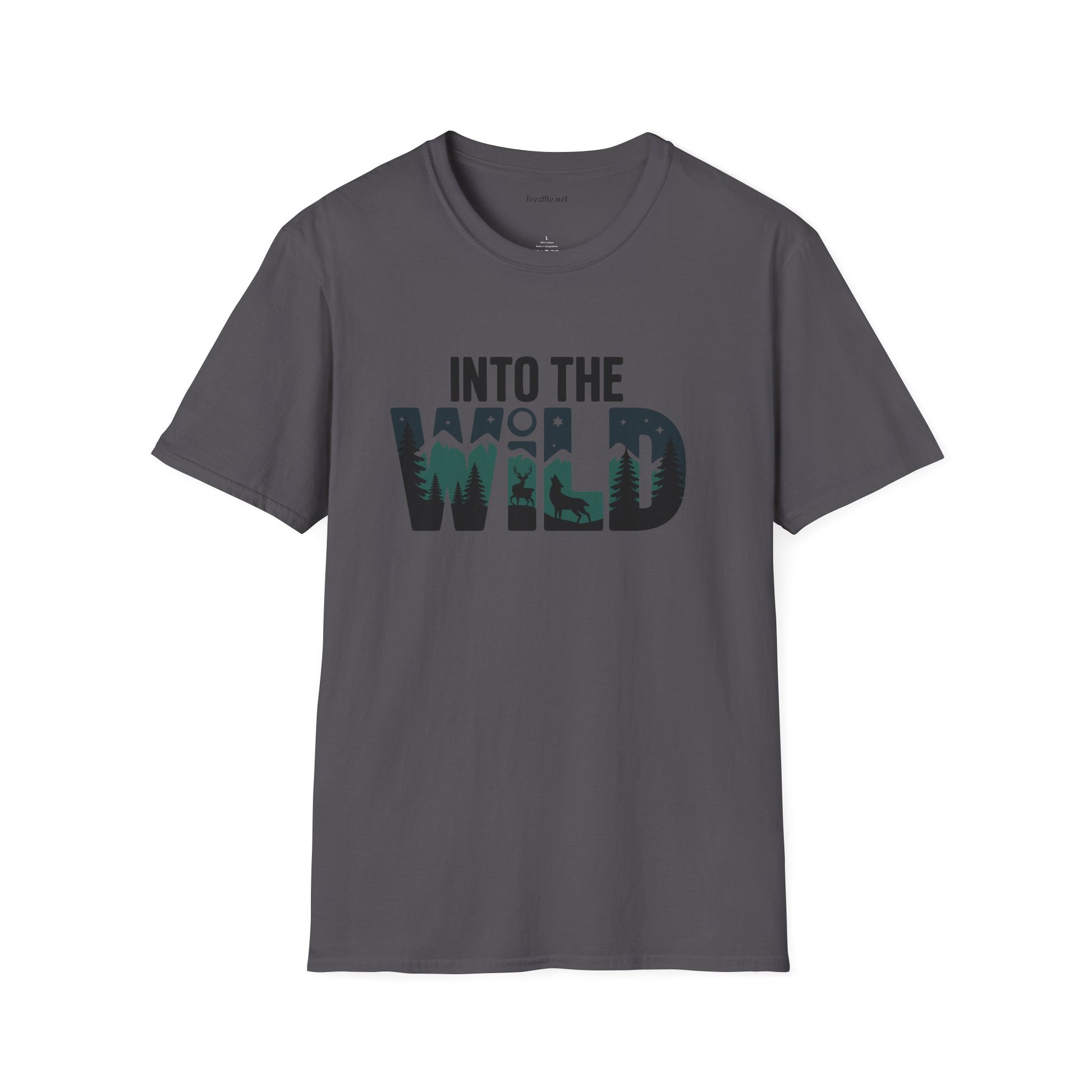 Into the WILD Unisex Softstyle T-Shirt 100% Cotton Graphic