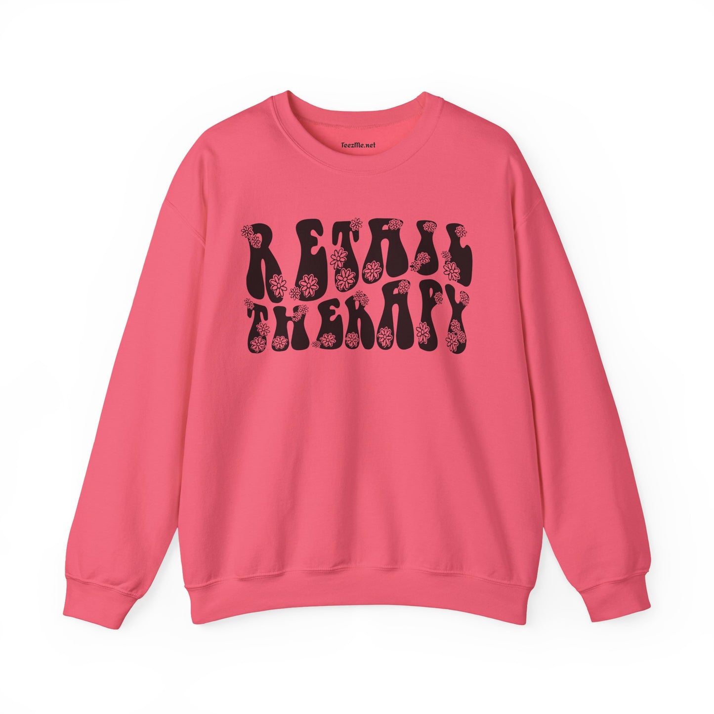 Retail Therapy Retro 01 Unisex Heavy Blend™ Crewneck Sweatshirt Graphic