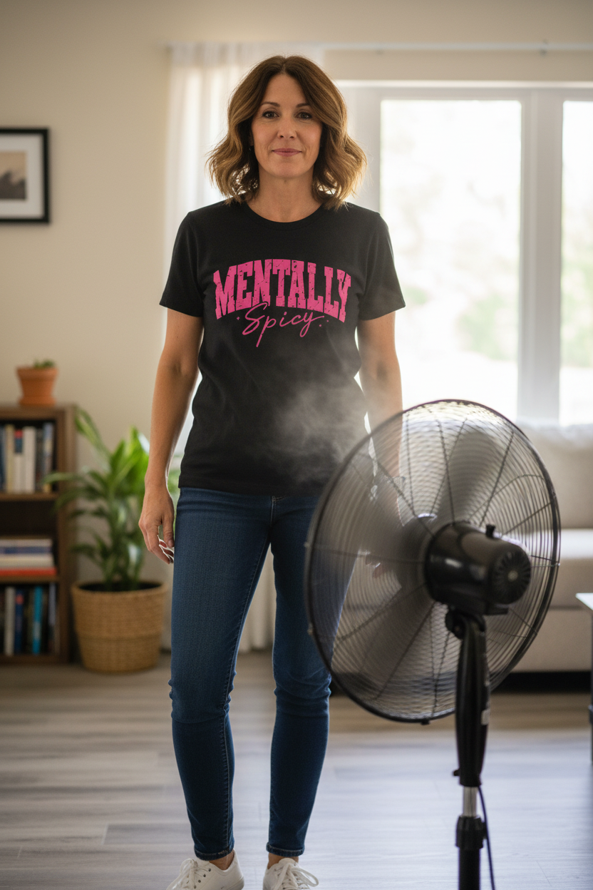 Mentally Spicy Unisex Softstyle T-Shirt 100% Cotton Graphic