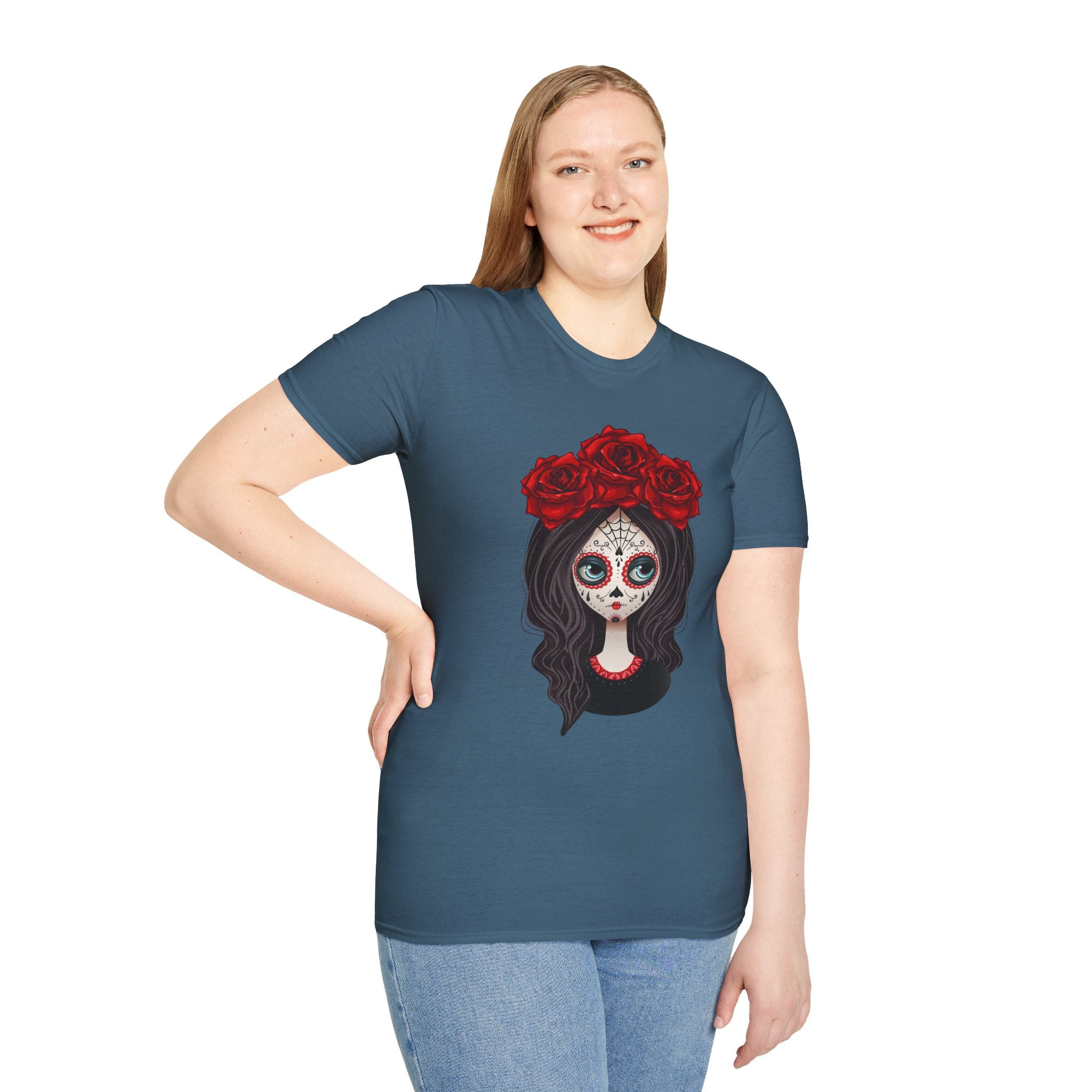 Zombie Girl - Unisex Softstyle T-Shirt 100% Cotton Graphic