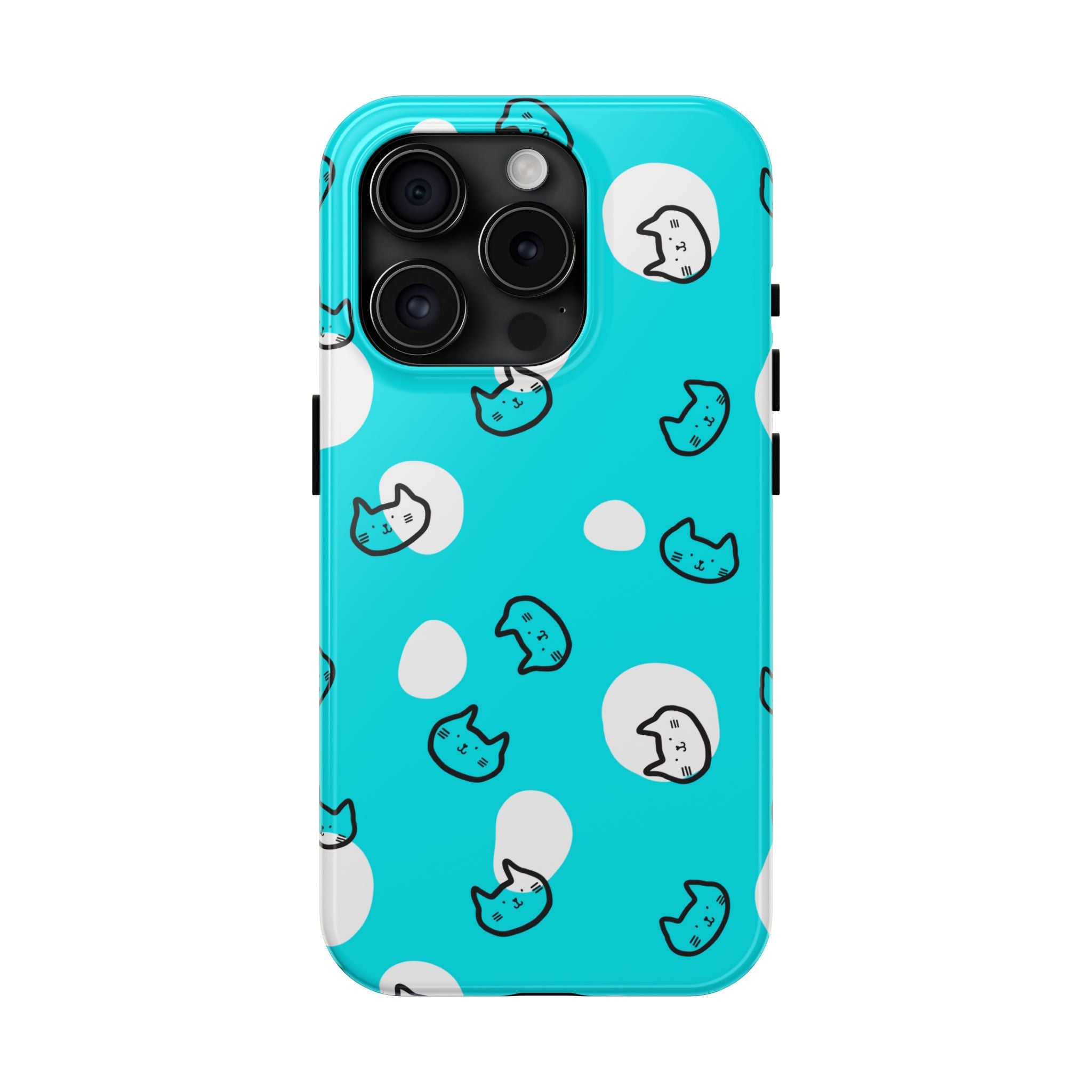Cute Cat Pattern Cell Phone Case Tough Phone Cases