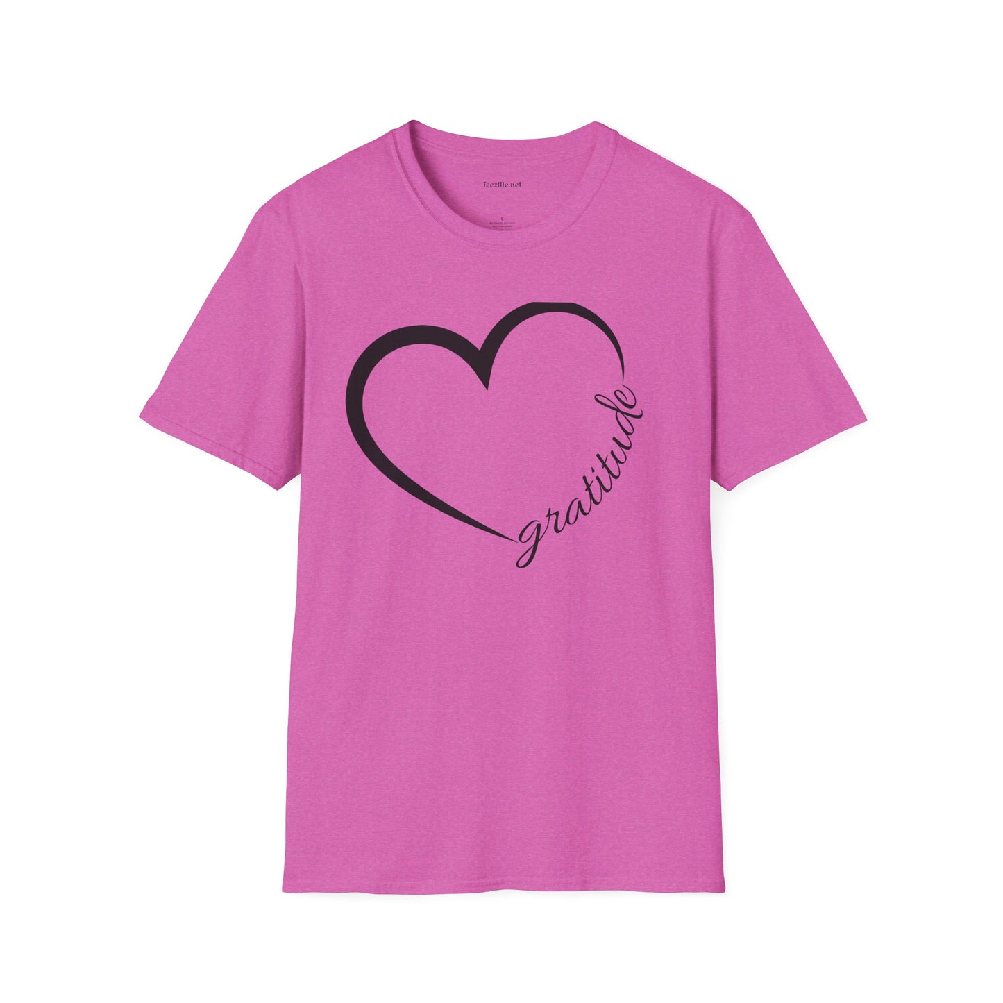 Gratitude Unisex Softstyle T-Shirt 100% Cotton Graphic