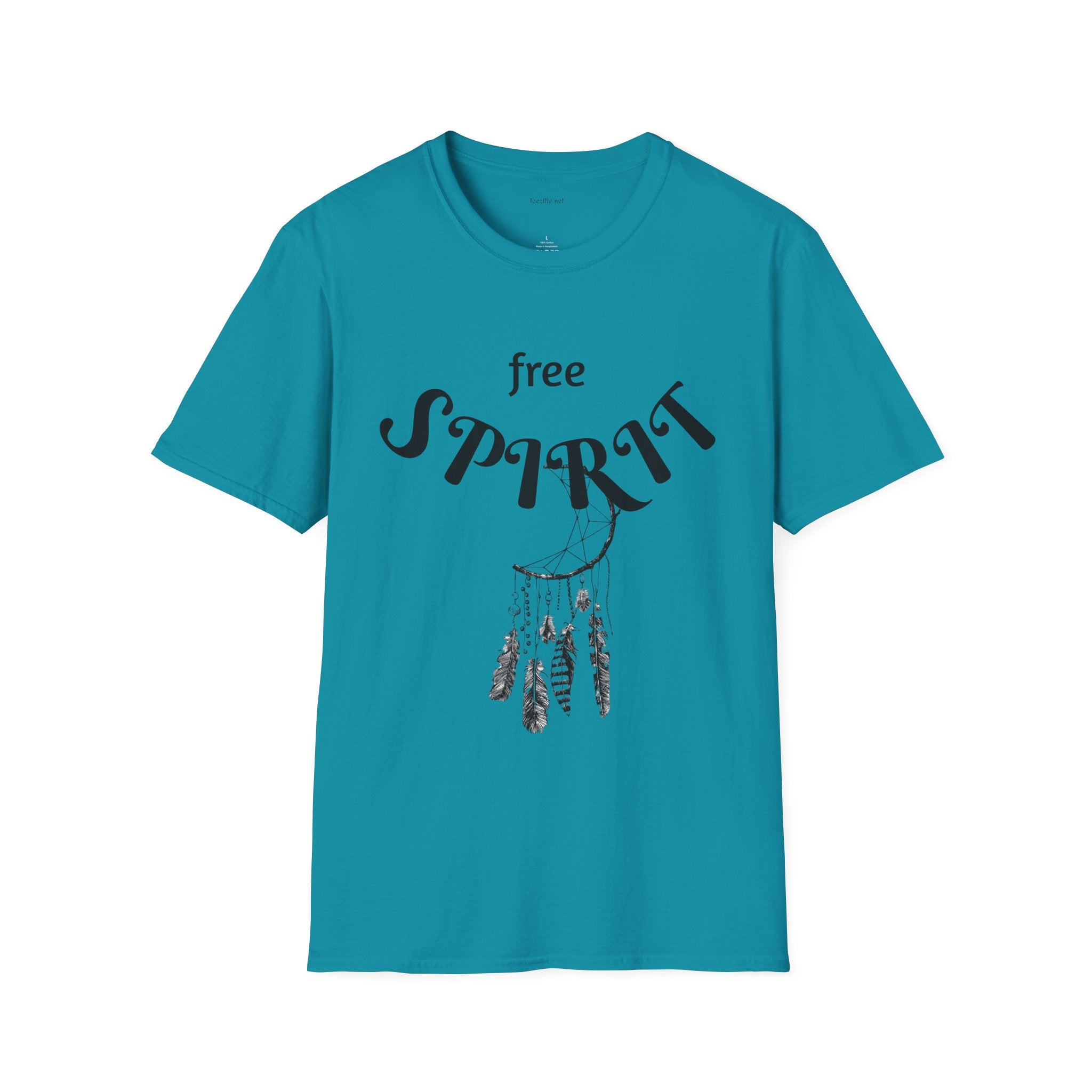 free SPIRIT - Unisex Softstyle T-Shirt 100% Cotton Graphic