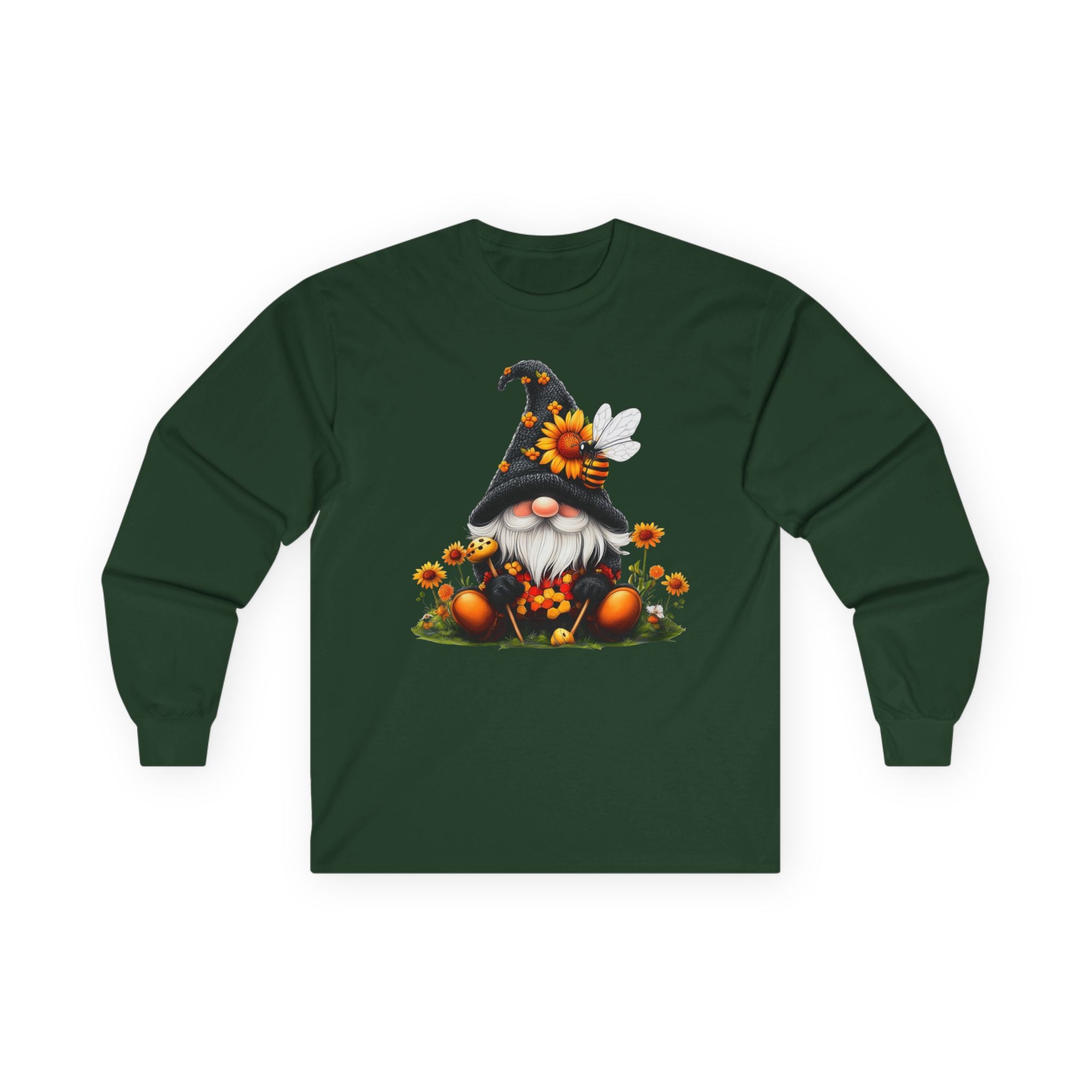Honey Bee Gnome 02 Unisex Ultra Cotton Long Sleeve Tee