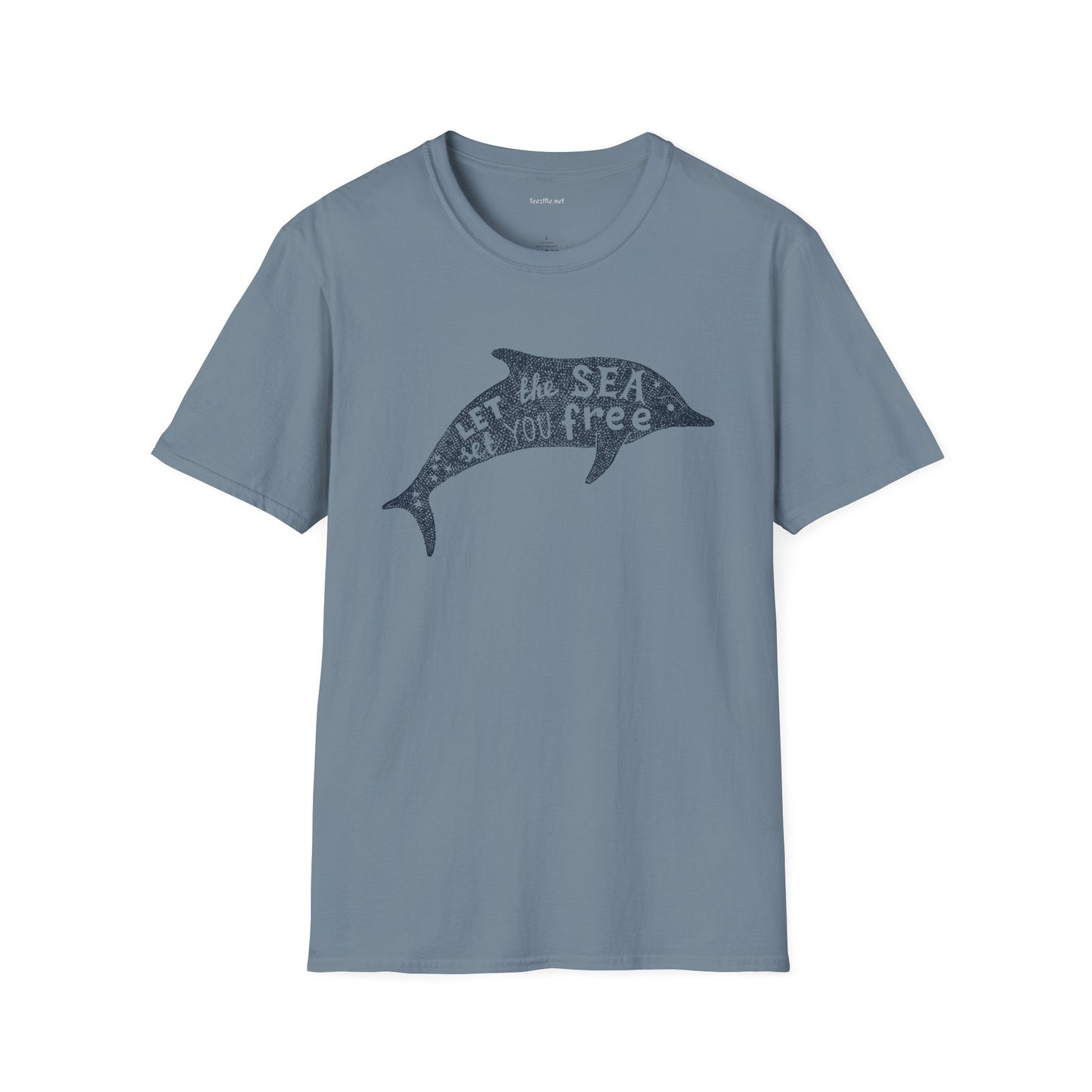 Let the sea - Unisex Softstyle T-Shirt 100% Cotton Graphic
