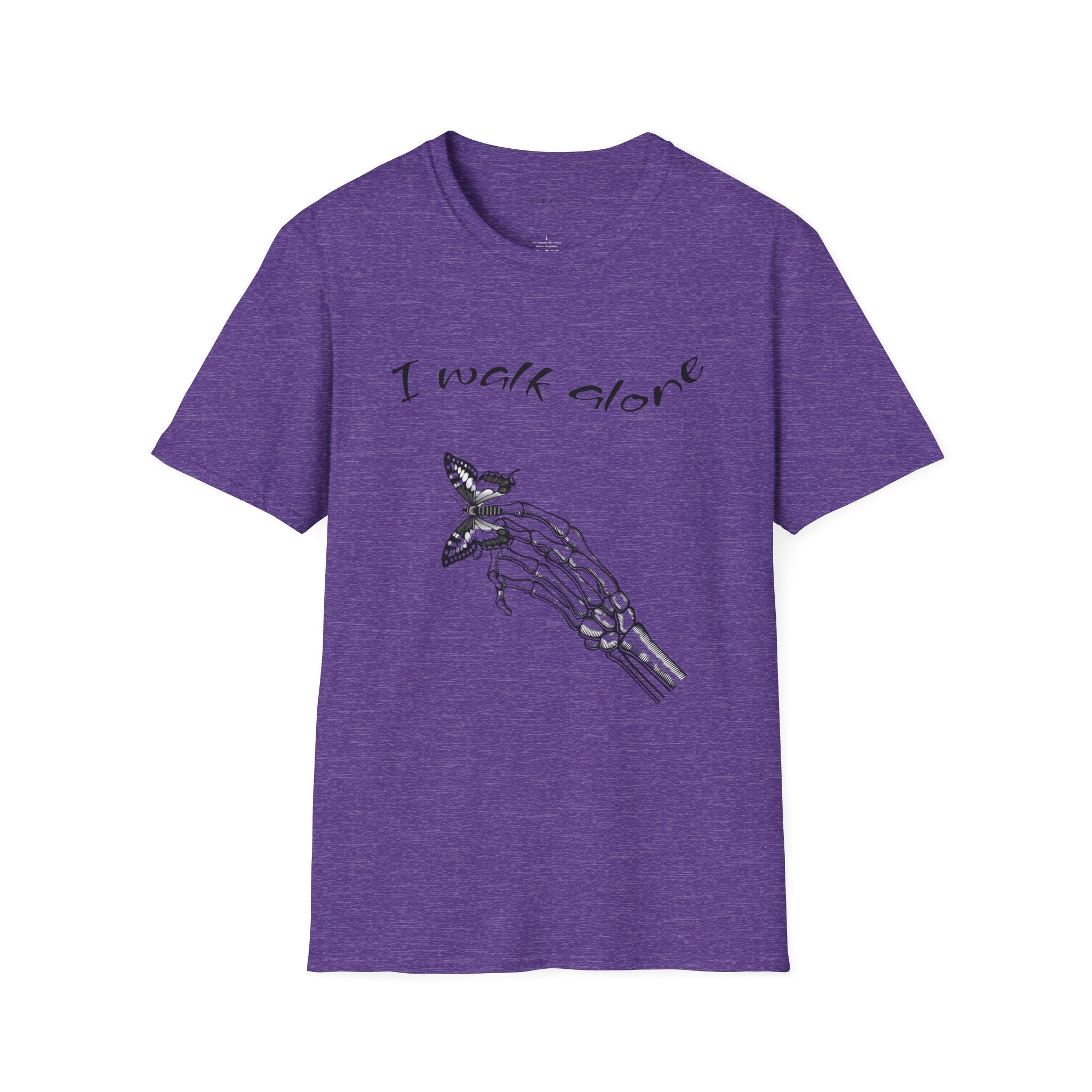 I walk alone - Unisex Softstyle T-Shirt 100% Cotton Graphic