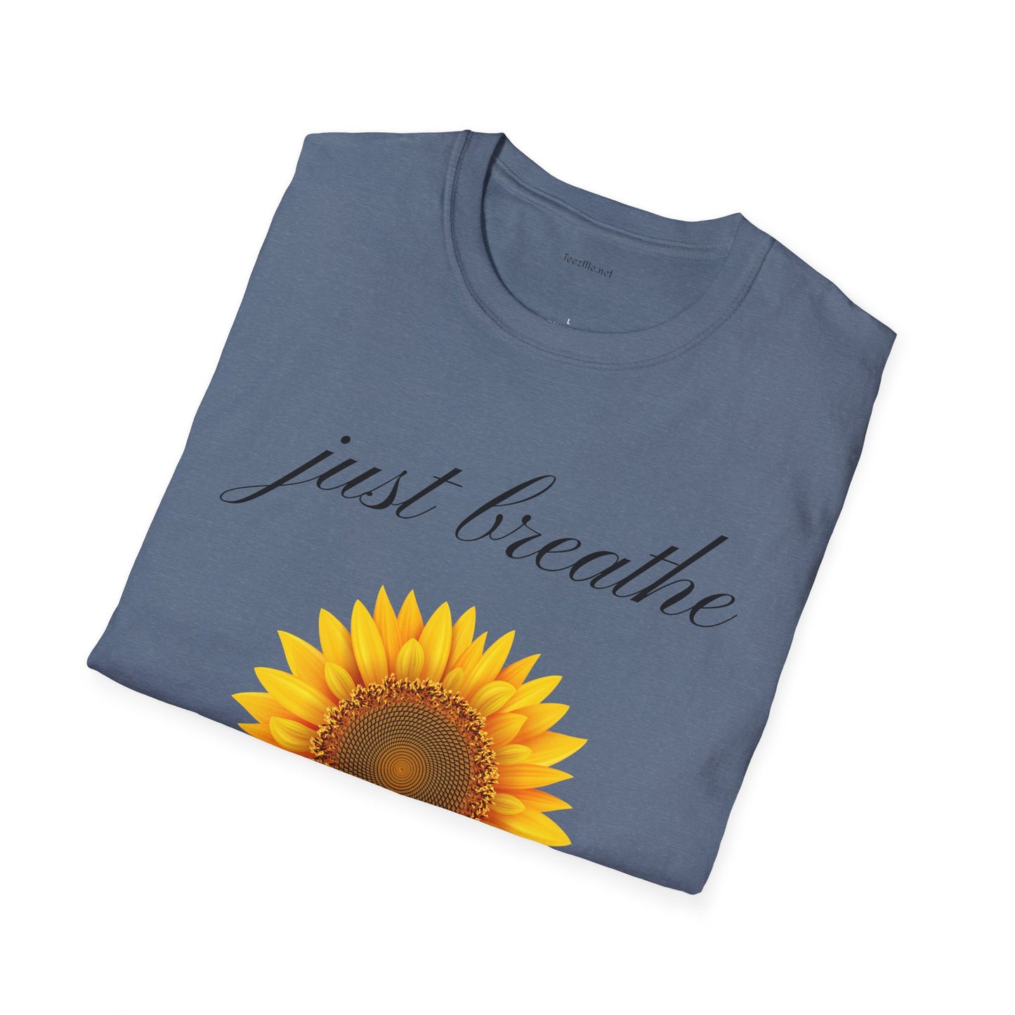 Just breathe - Unisex Softstyle T-Shirt 100% Cotton Graphic