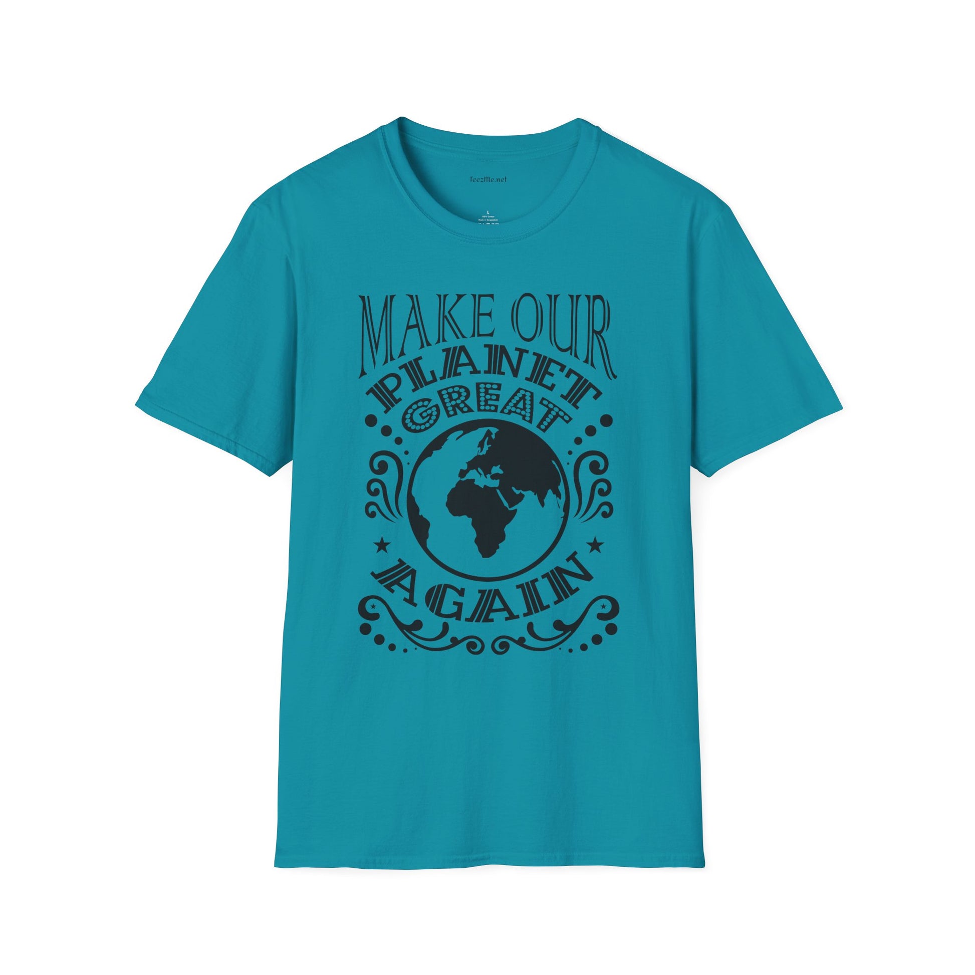 Make Our Planet Great 01 Unisex Softstyle T-Shirt 100% Cotton