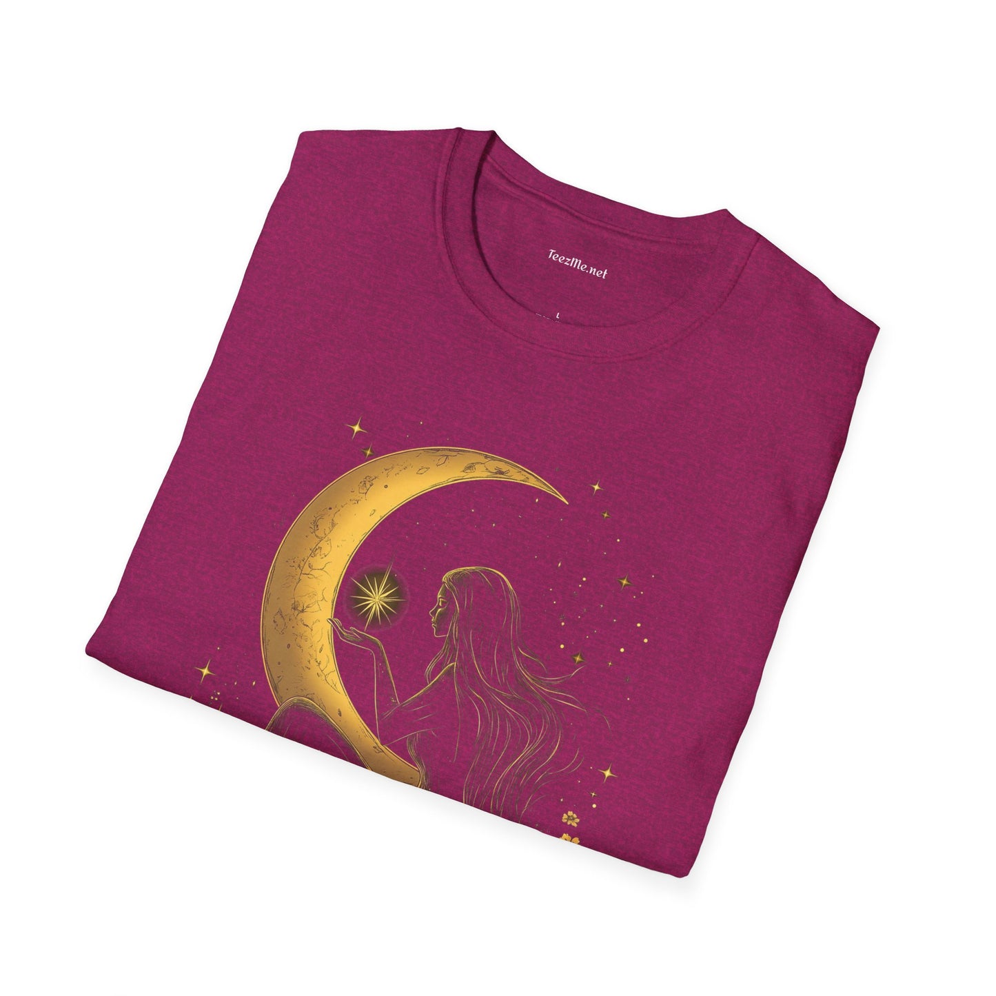 Moon Goddess - Unisex Softstyle T-Shirt 100% Cotton Graphic