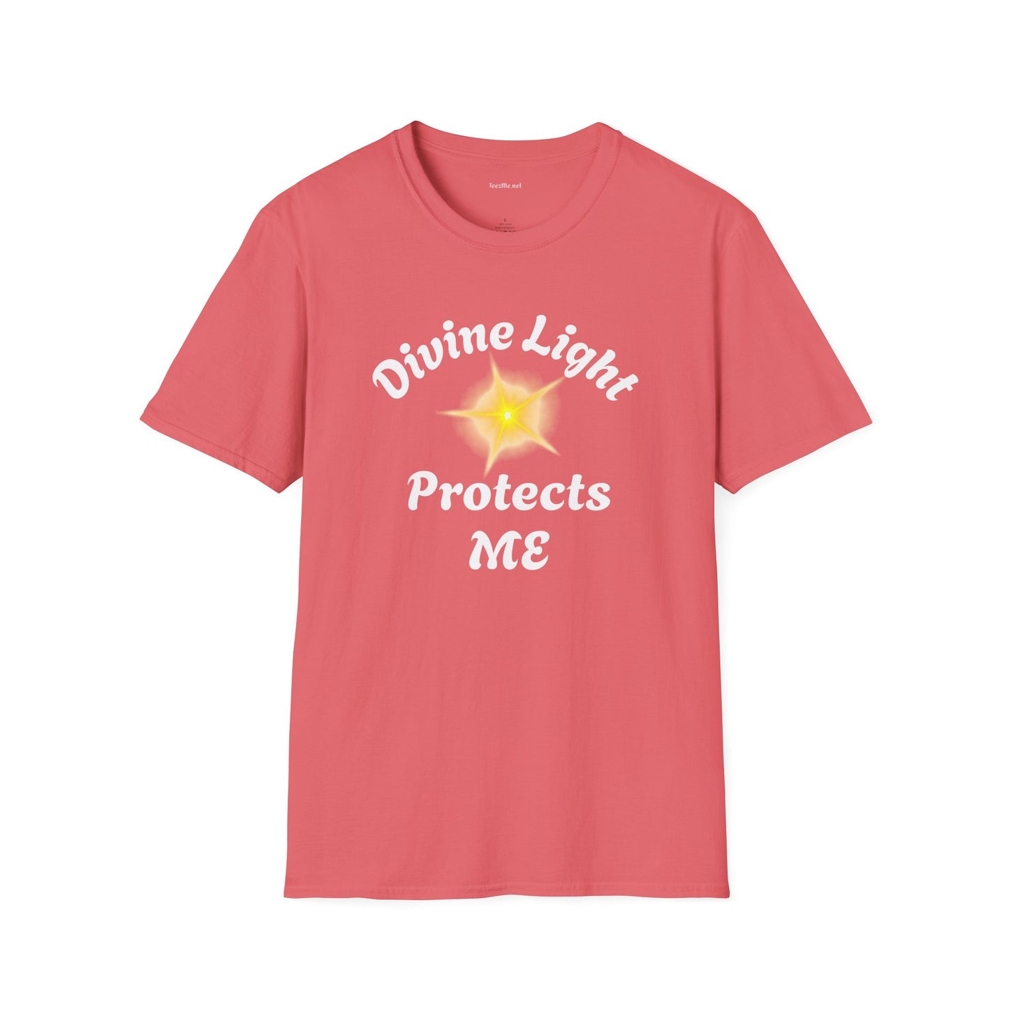 Divine Light Protects ME - Unisex Softstyle T-Shirt 100% Cotton Graphic