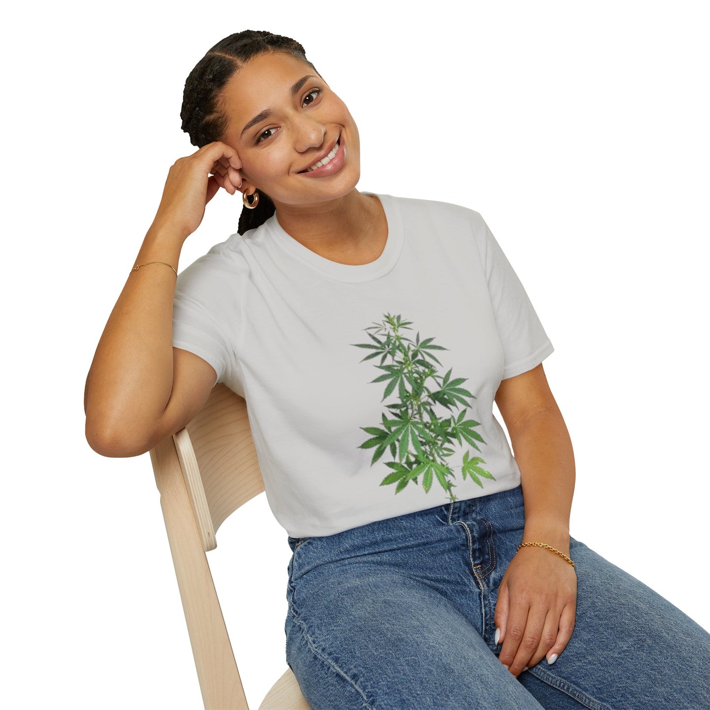 Weed Plant - nisex Softstyle T-Shirt 100% Cotton Graphic