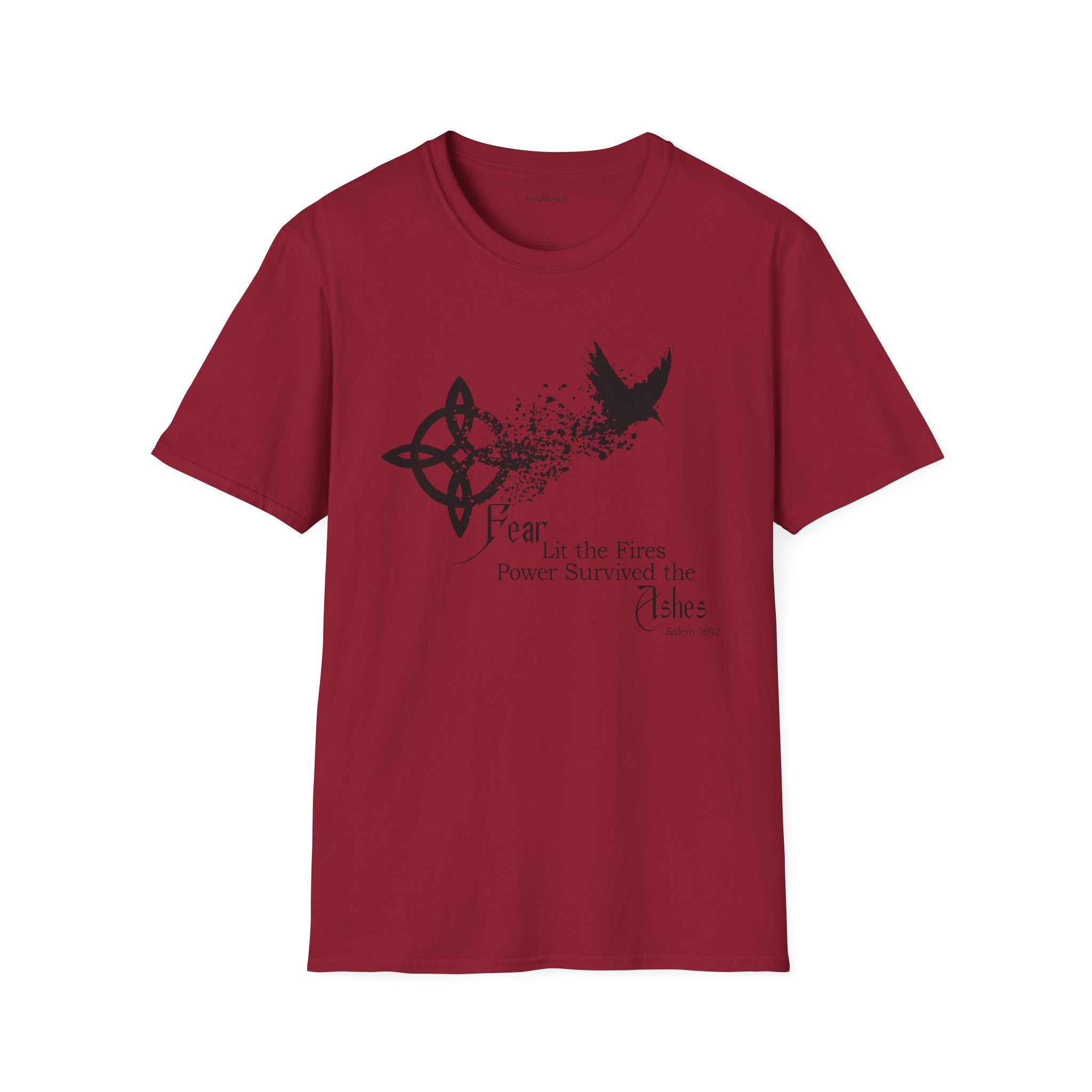 Fear Lit the Fires Unisex SoftStyle T-Shirt 100% Cotton Graphic
