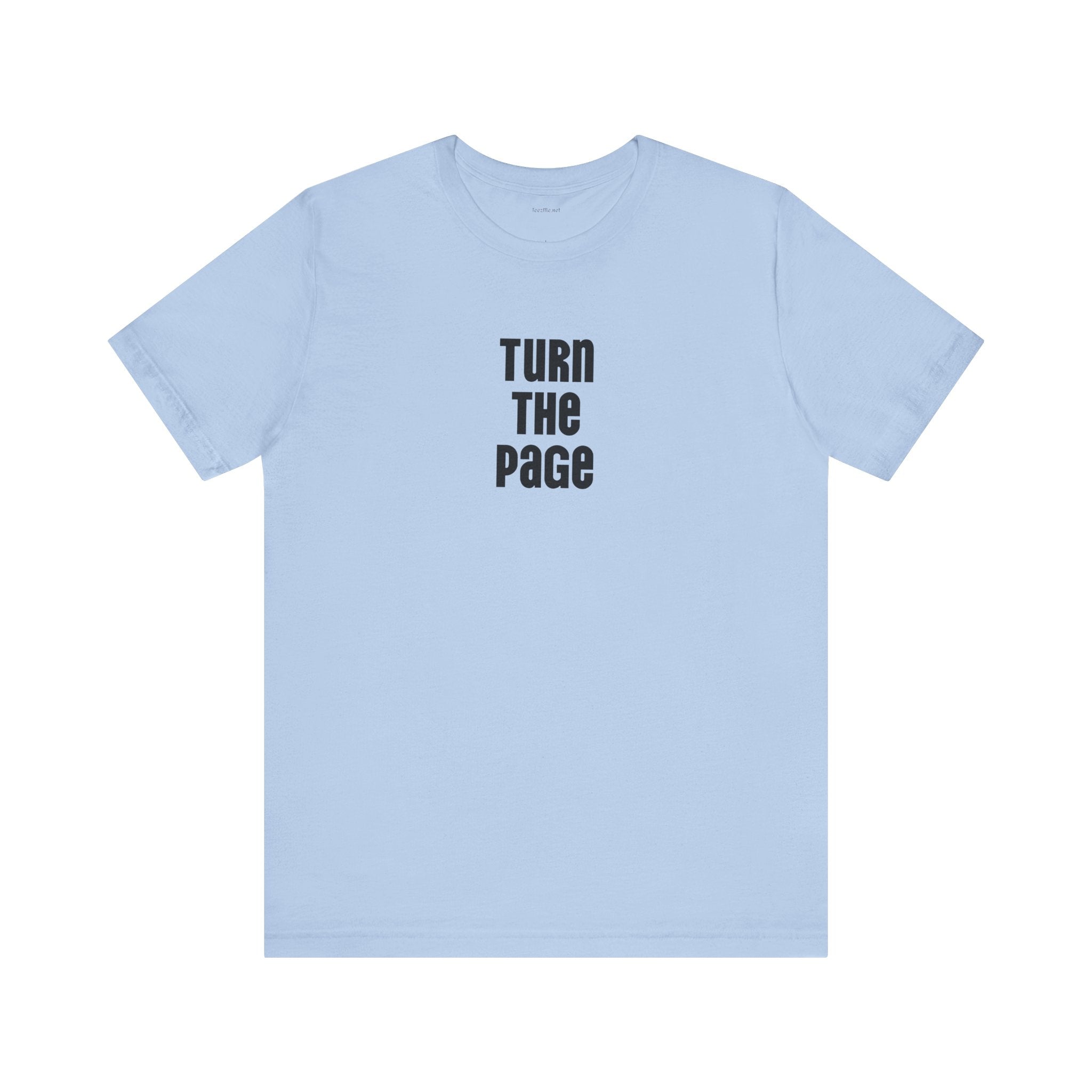 Turn the Page - Unisex Jersey Short Sleeve Tee