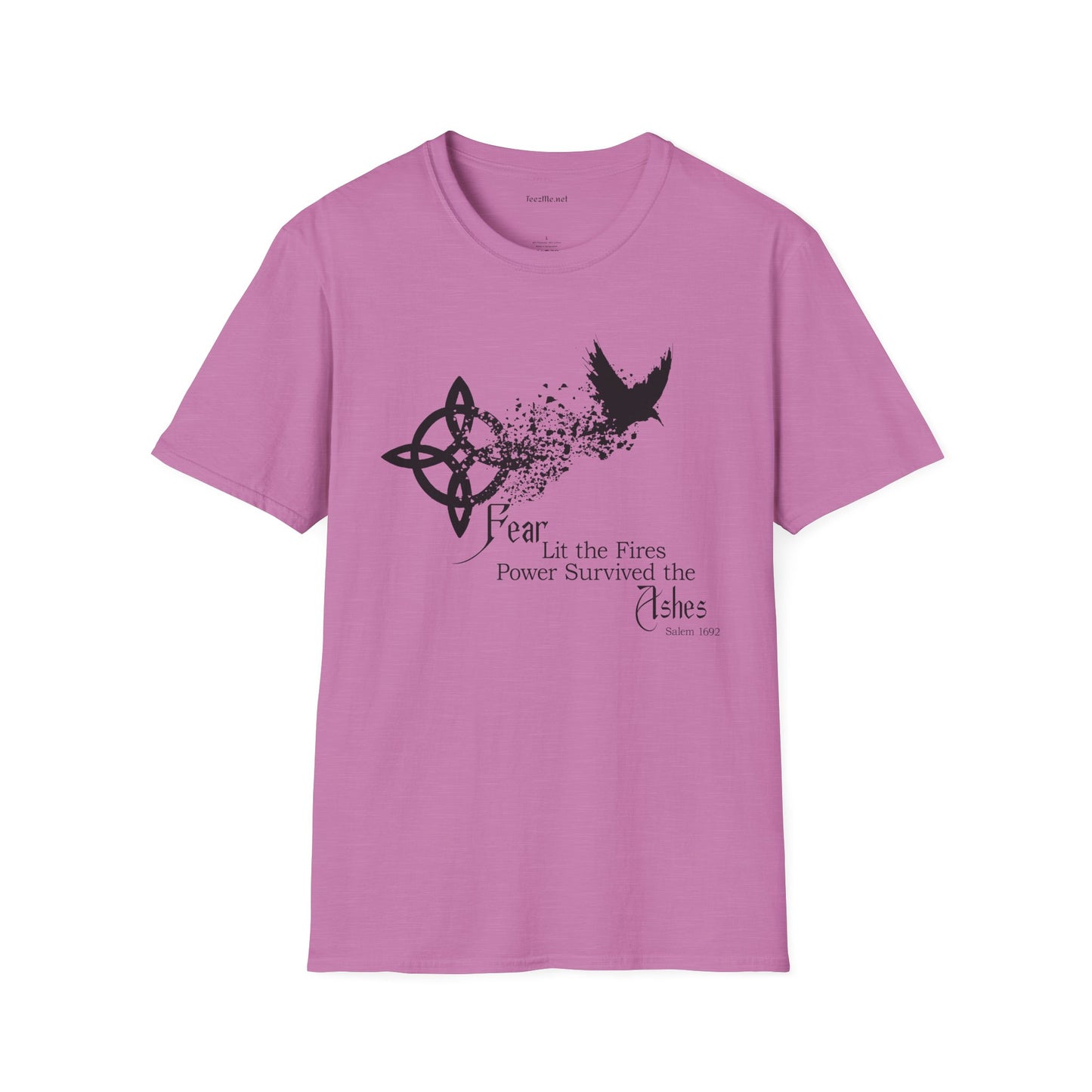 Fear Lit the Fires Unisex SoftStyle T-Shirt 100% Cotton Graphic