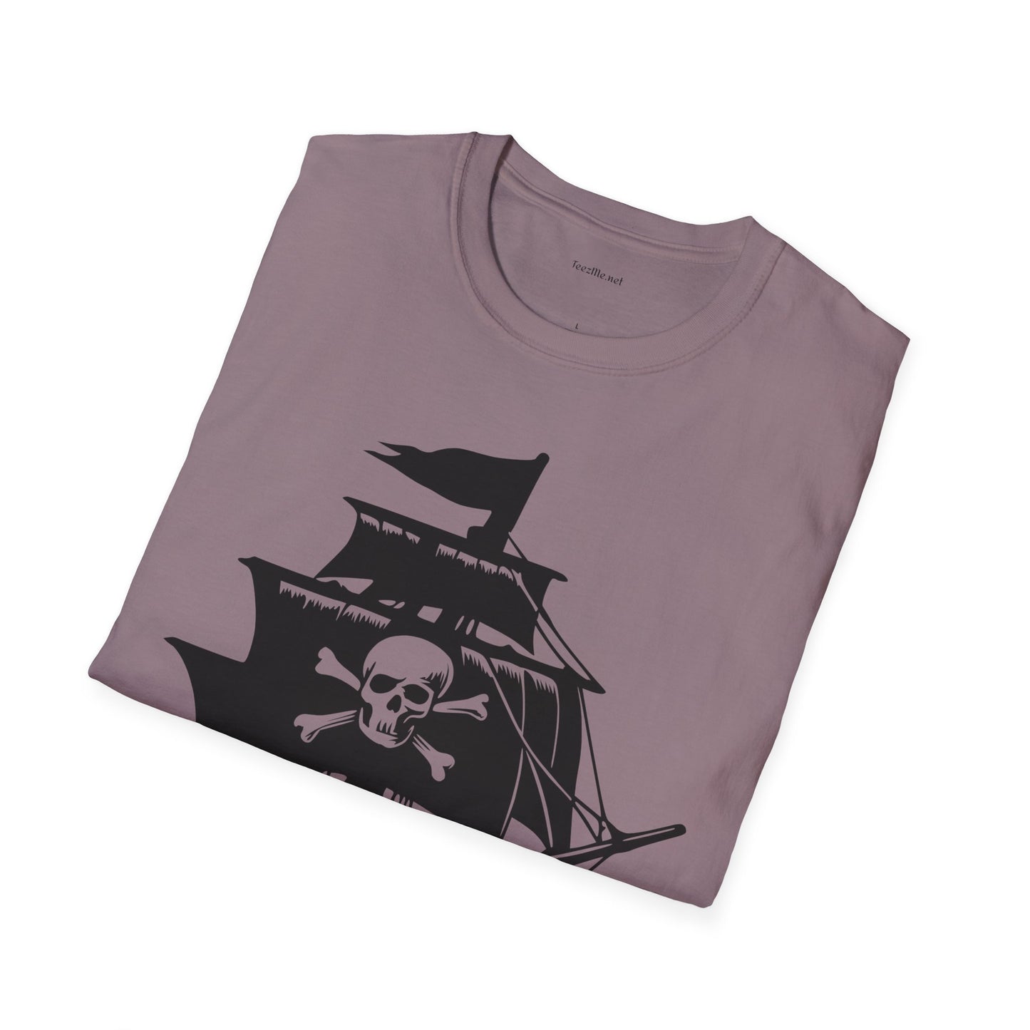 Pirate Ship  - Unisex Softstyle T-Shirt 100% Cotton Graphic