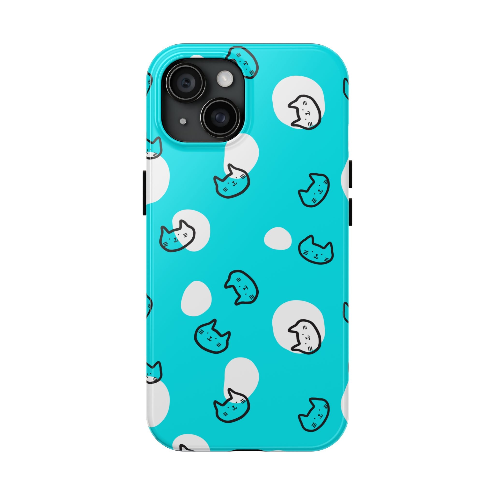 Cute Cat Pattern Cell Phone Case Tough Phone Cases