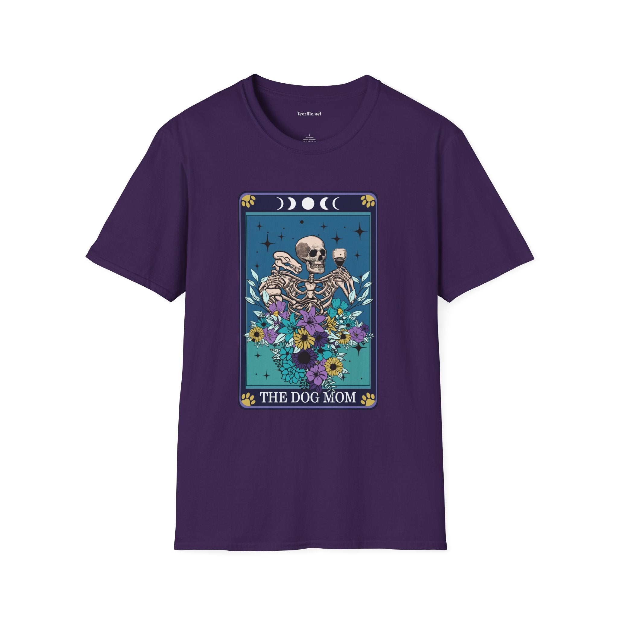 The Dog Mom Unisex Softstyle T-Shirt 100% Cotton #tarot