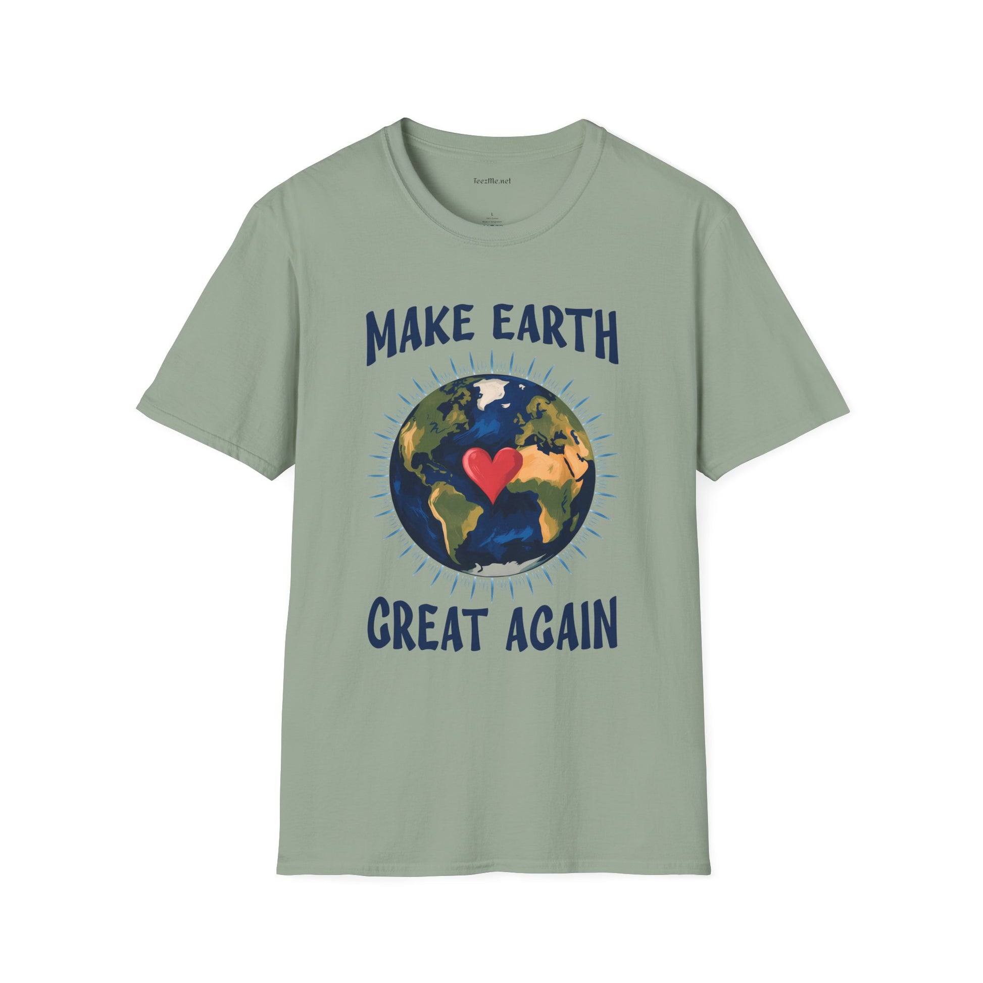 Make Earth Great 01 Unisex Softstyle T-Shirt 100% Cotton
