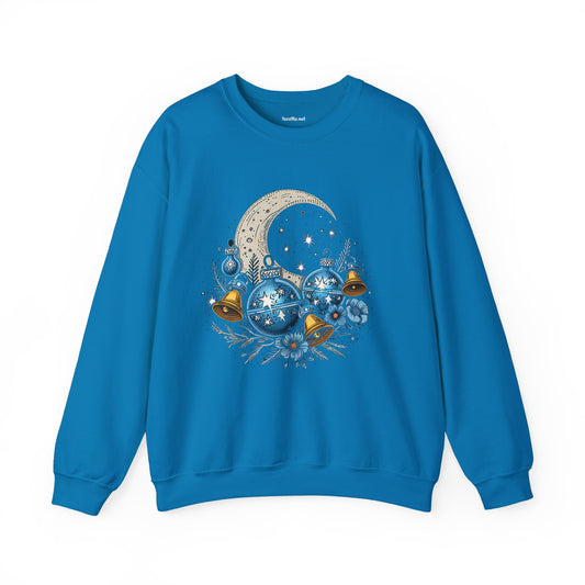 Moon with Ornaments 01 Unisex Heavy Blend™ Crewneck Sweatshirt