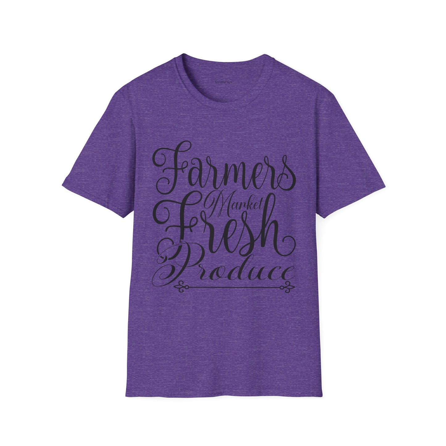 Farmers Market Fresh Produce Unisex Soft Style T-Shirt 100% Cotton Graphic