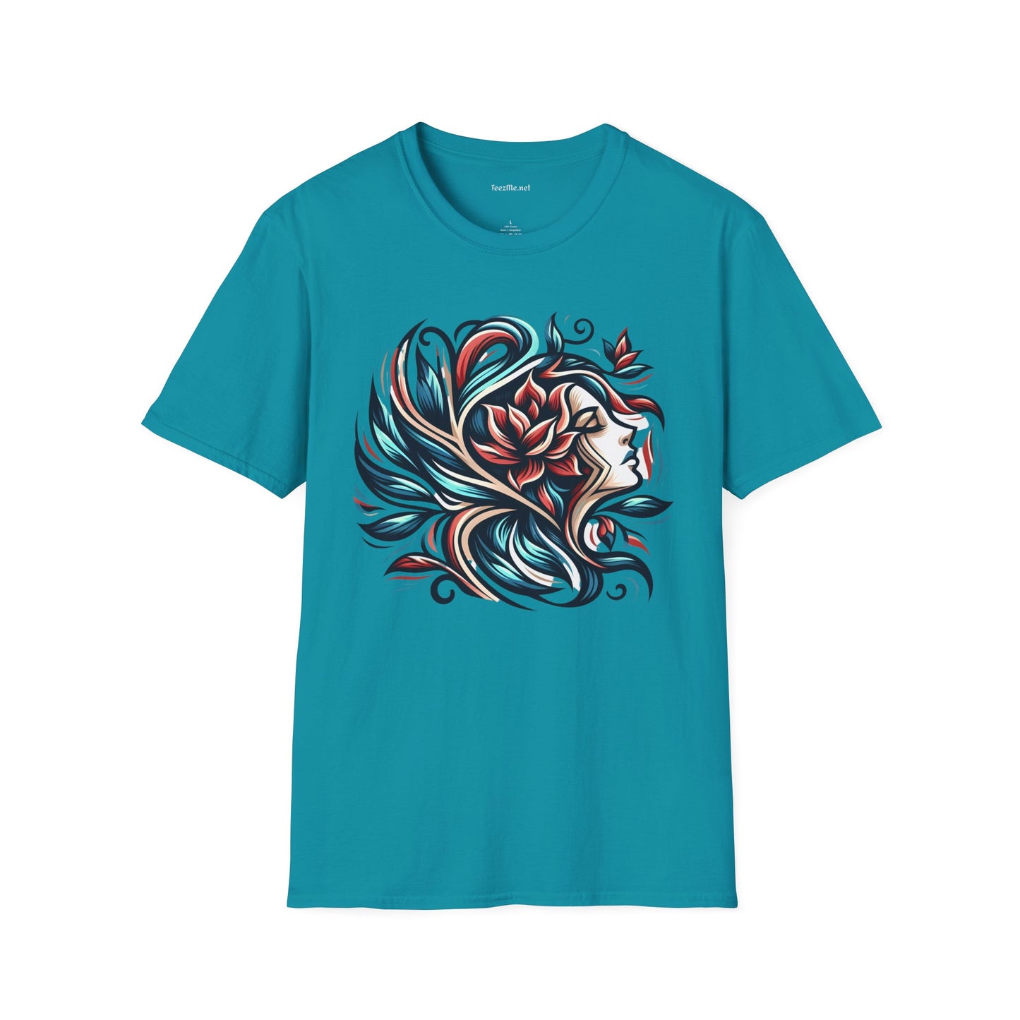 Transformation Woman 02 Unisex Softstyle T-Shirt 100% Cotton Graphic