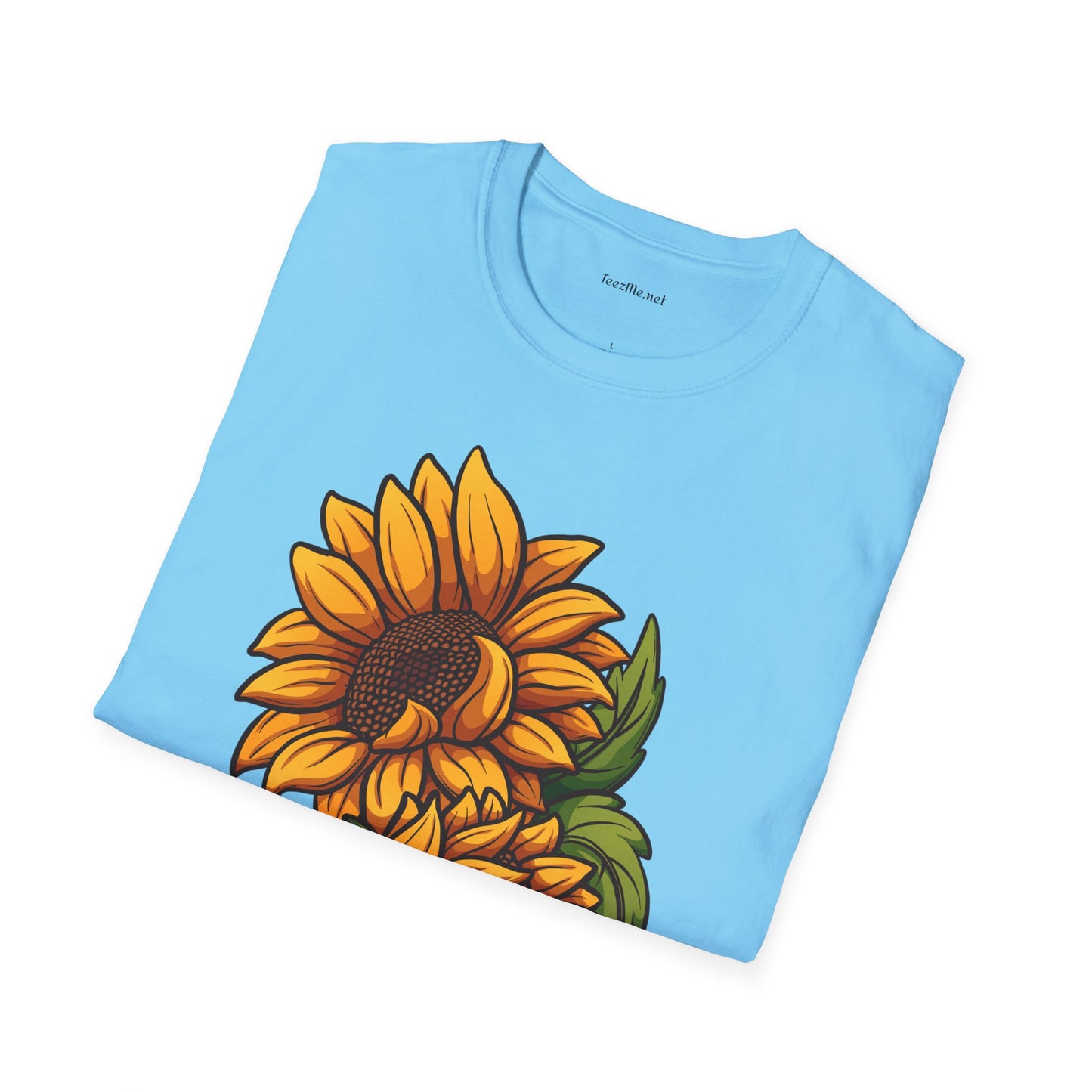 Sunflower (image) - Unisex Softstyle T-Shirt 100% Cotton Graphic