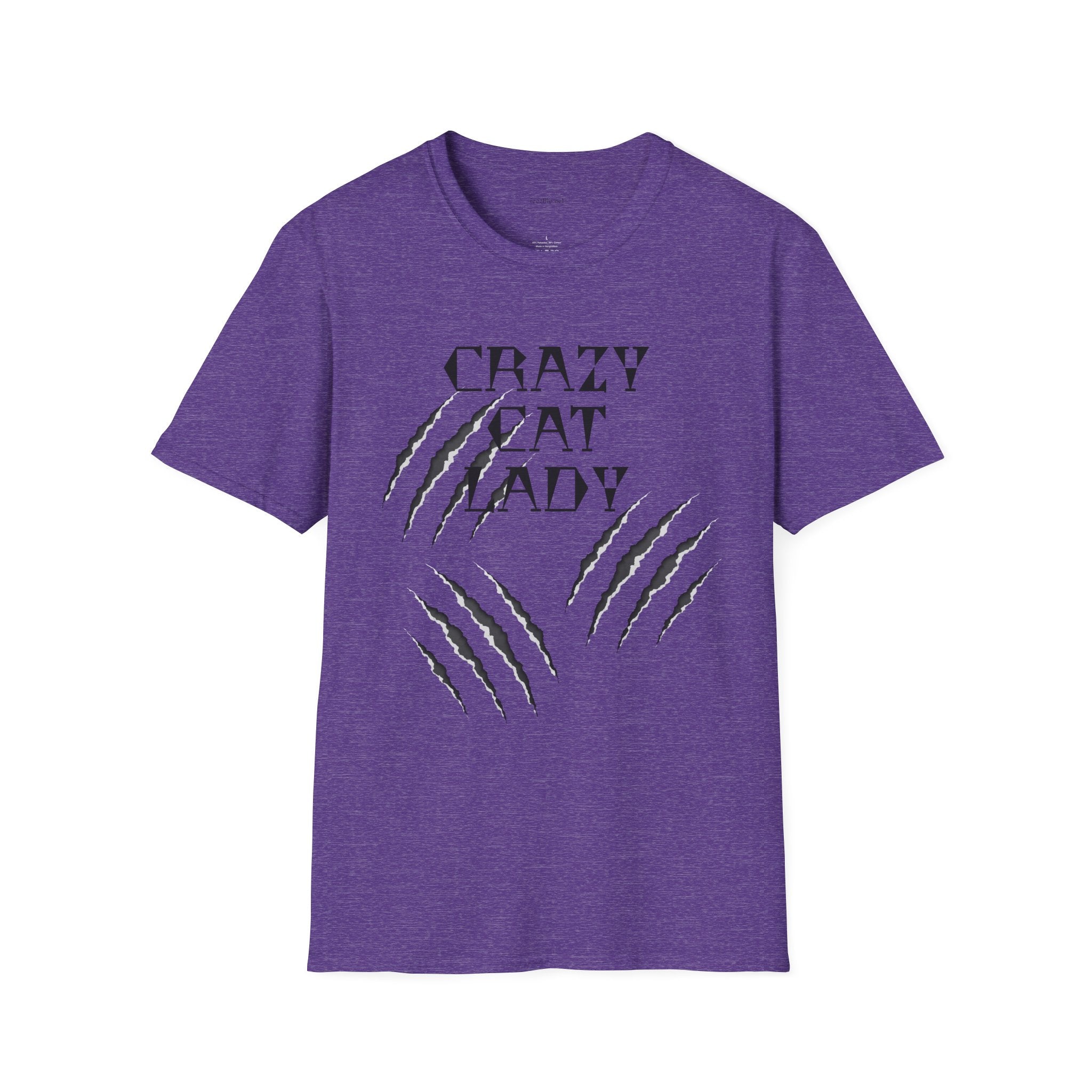 Crazy Cat Lady - Unisex Softstyle T-Shirt 100% Cotton Graphic