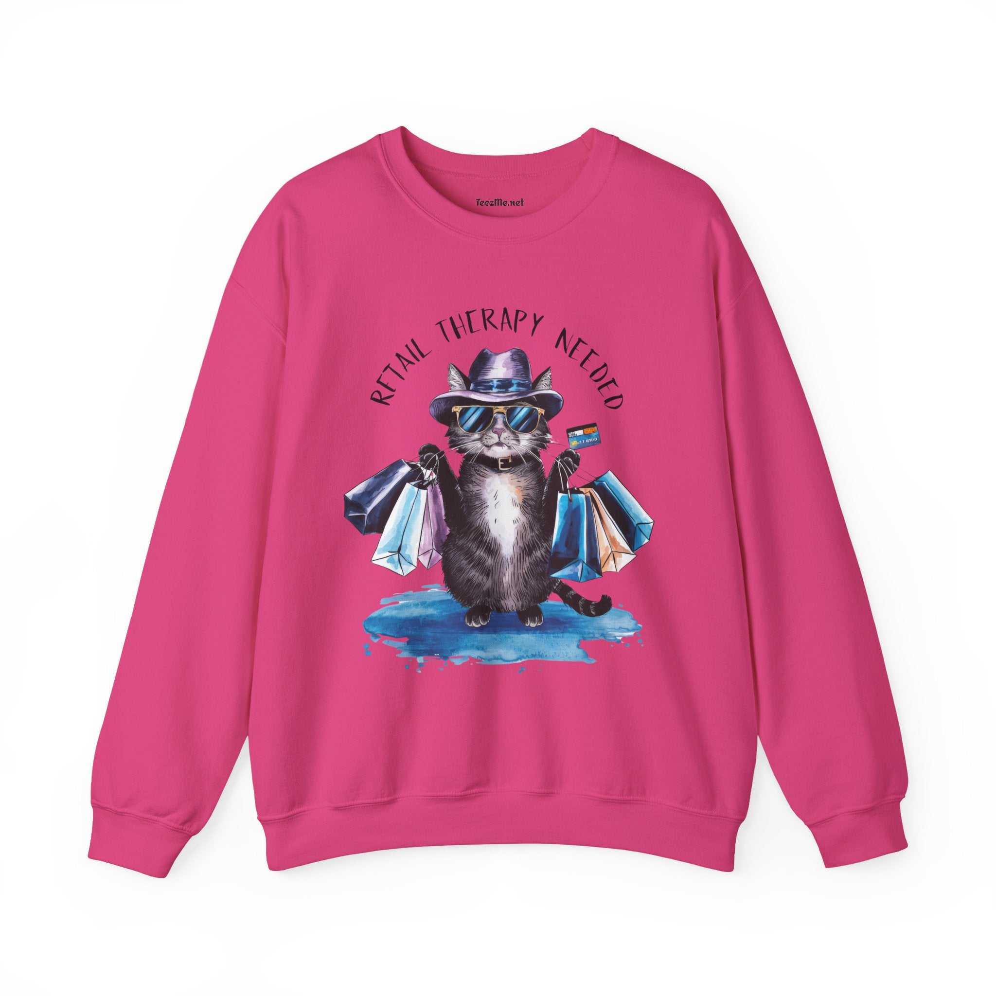 Retail Therapy Needed Unisex Heavy Blend™ Crewneck Sweatshirt Graphic