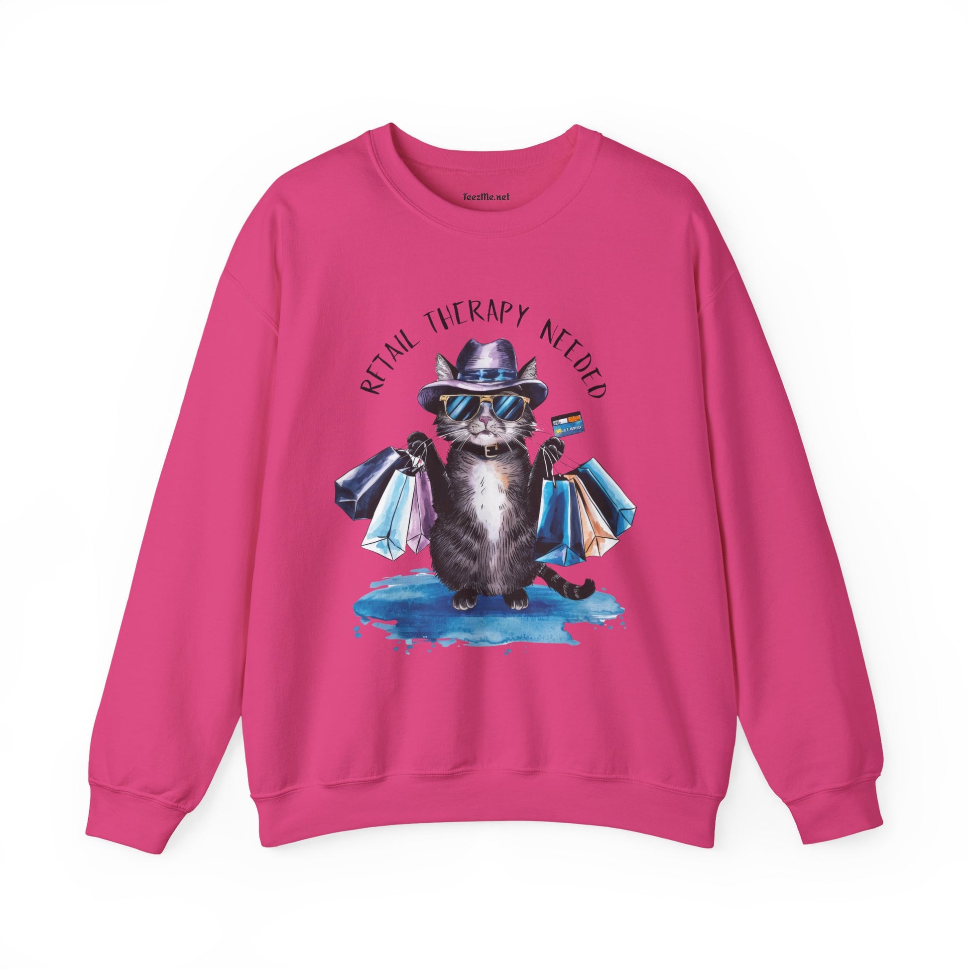 Retail Therapy Needed Unisex Heavy Blend™ Crewneck Sweatshirt Graphic