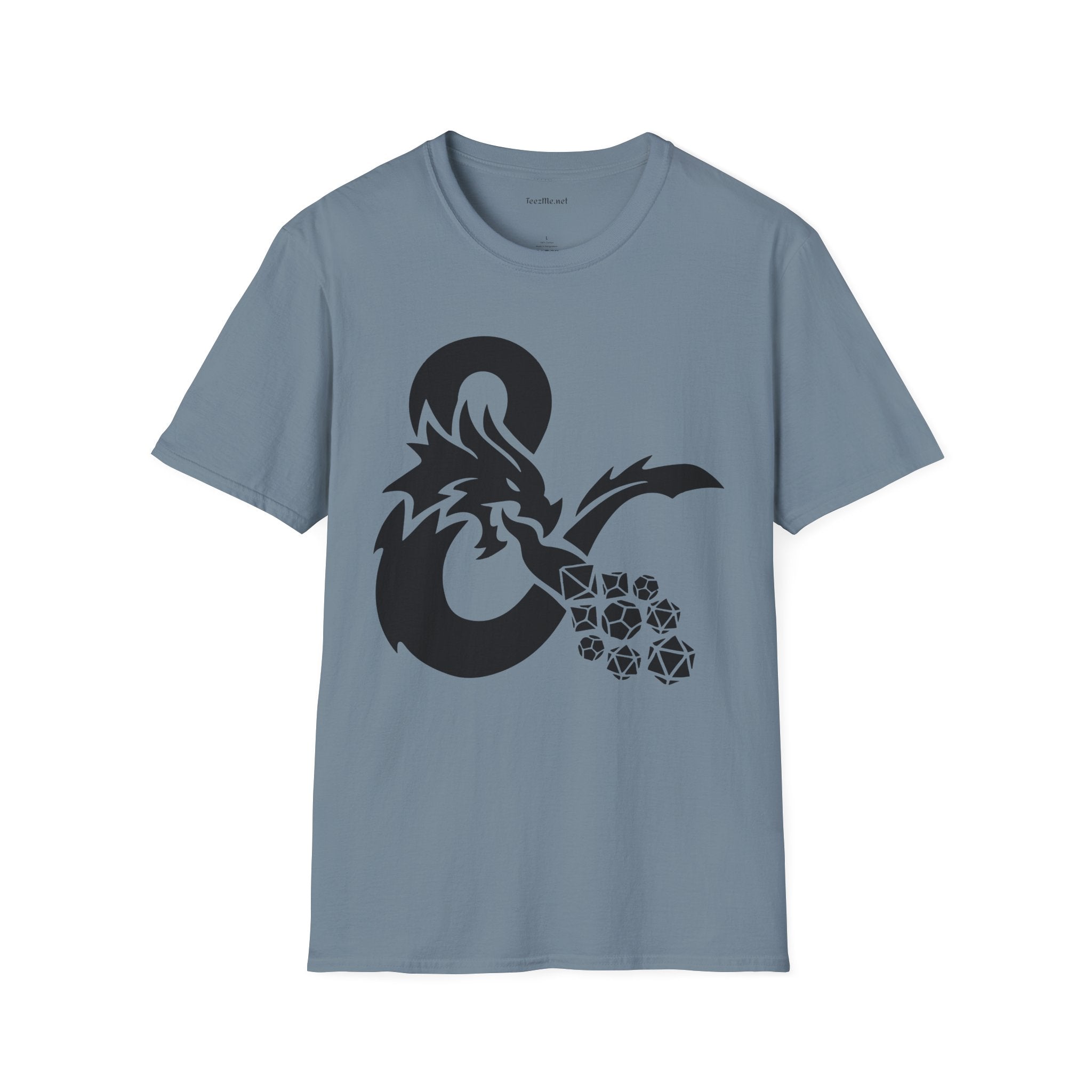 Dragon Fire Dice Unisex Softstyle T-Shirt 100% Cotton Graphic