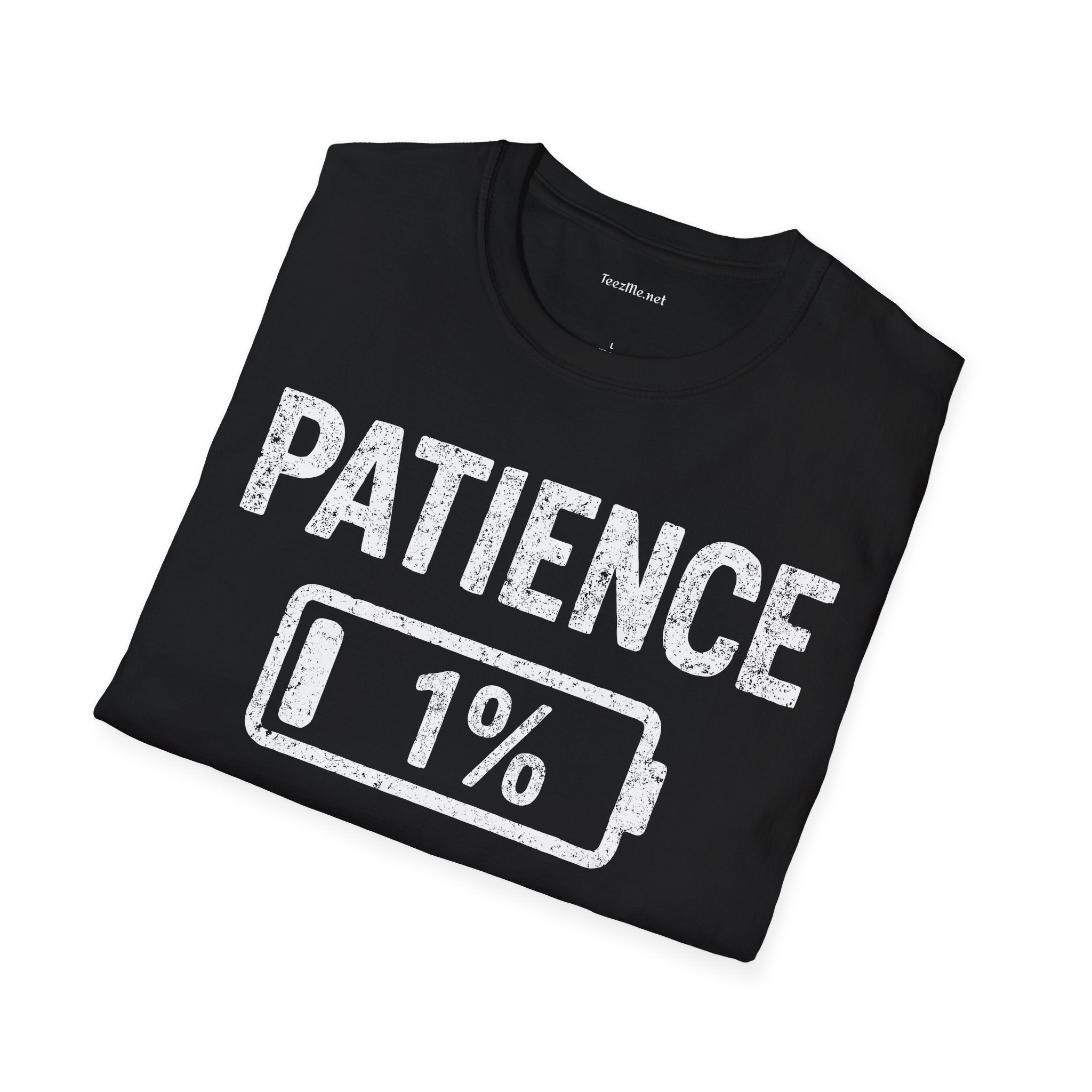 Patience 1% Unisex Softstyle T-Shirt 100% Cotton
