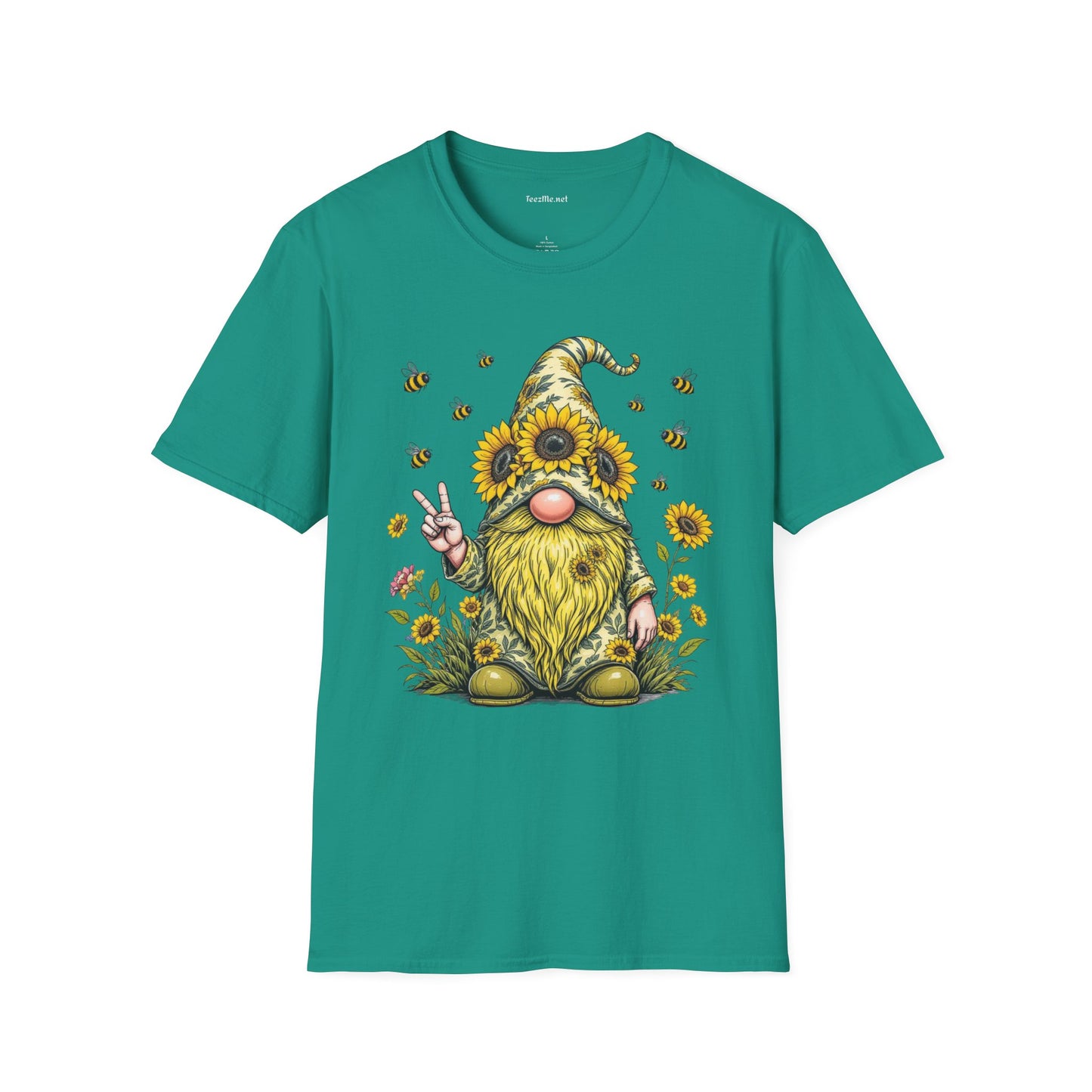 Be Kind Gnome Unisex Softstyle T-Shirt 100% Cotton Graphic