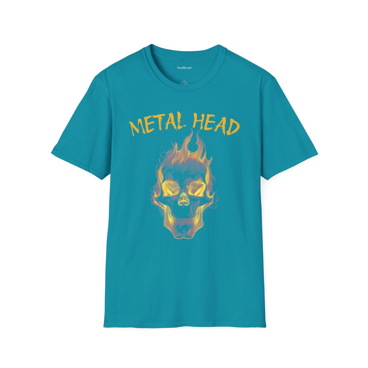 Metal Head - Unisex Softstyle T-Shirt 100% Cotton Graphic