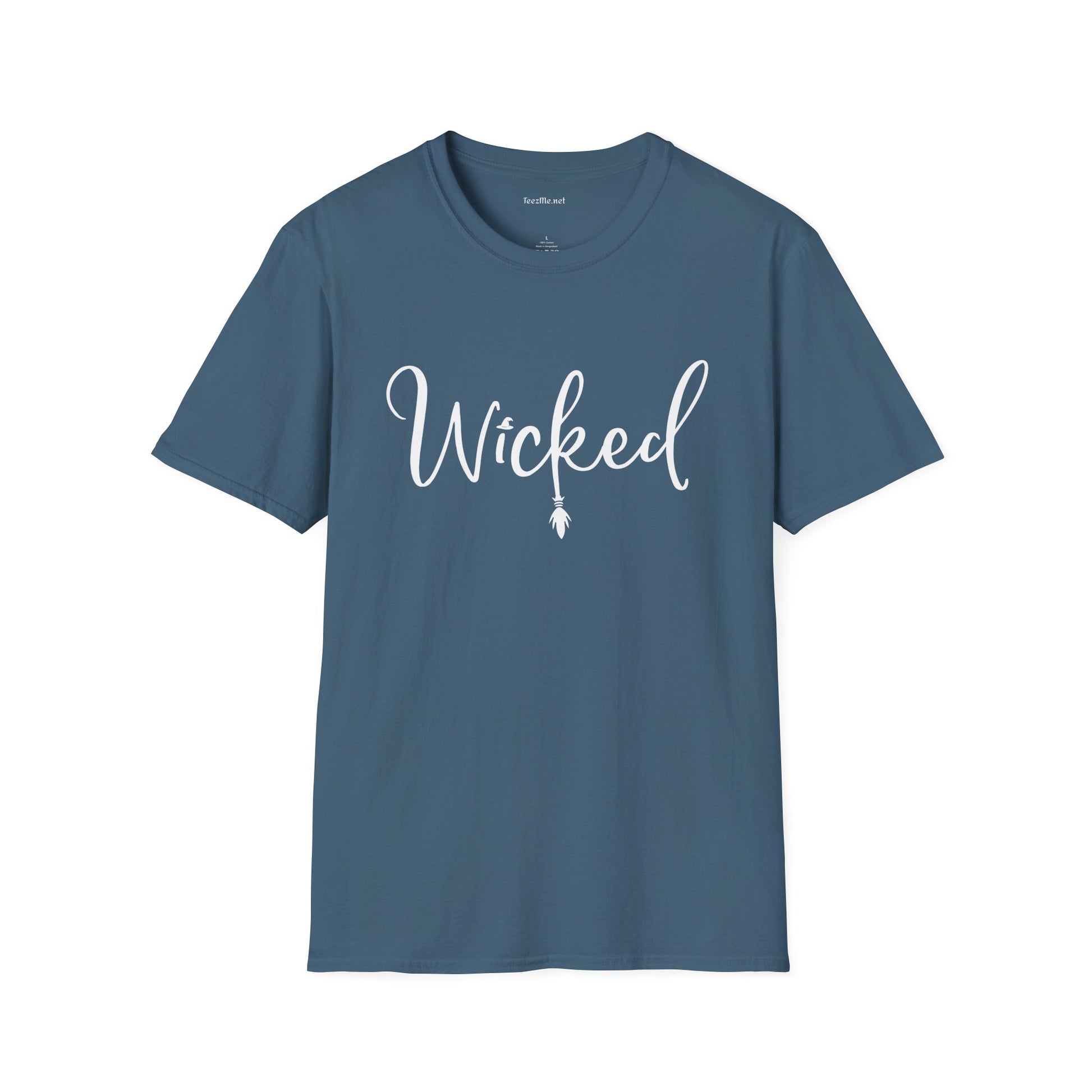 Wicked (white) Unisex SoftStyle T-Shirt 100% Cotton Graphic