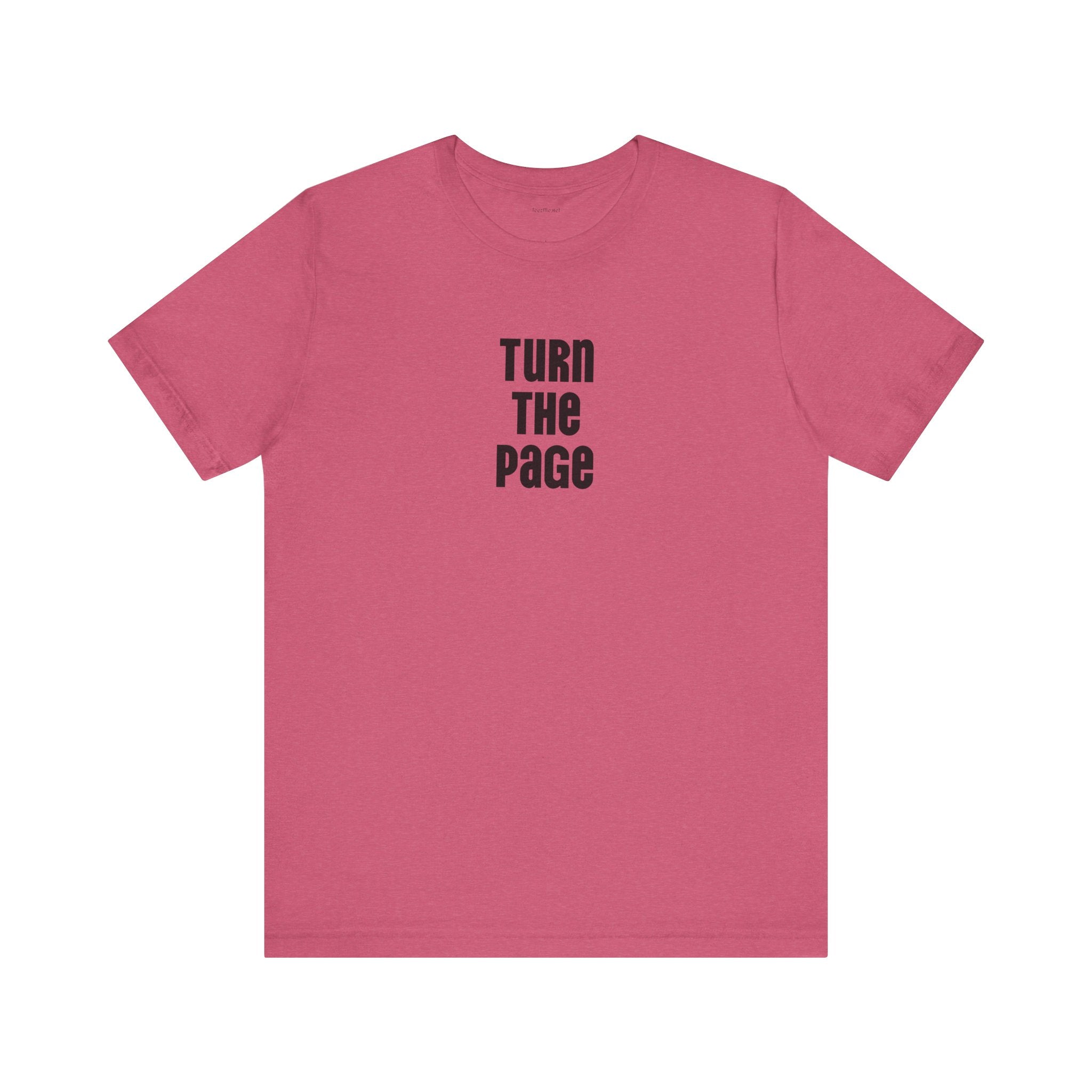 Turn the Page - Unisex Jersey Short Sleeve Tee