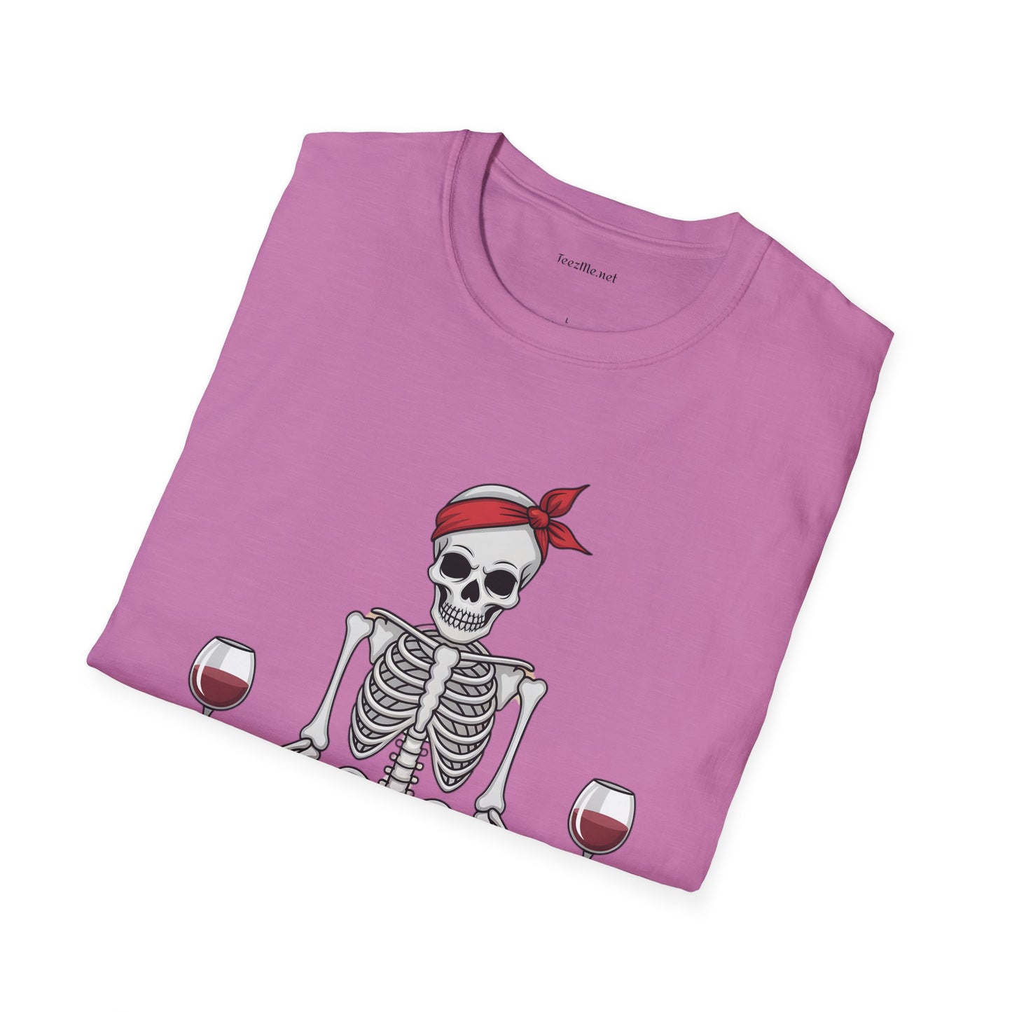 Namaste Skeleton - Unisex Softstyle T-Shirt 100% Cotton Graphic
