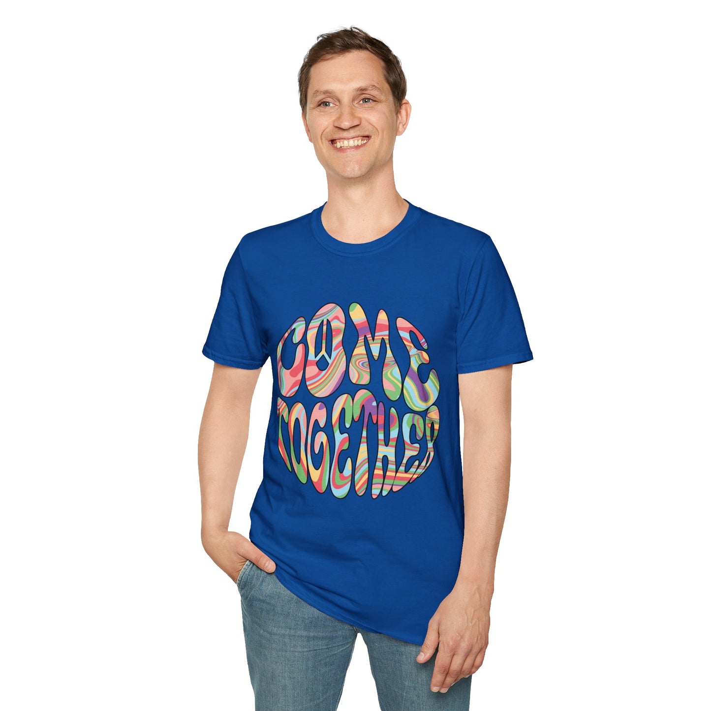 Come Together - Unisex Softstyle T-Shirt 100% Cotton Graphic