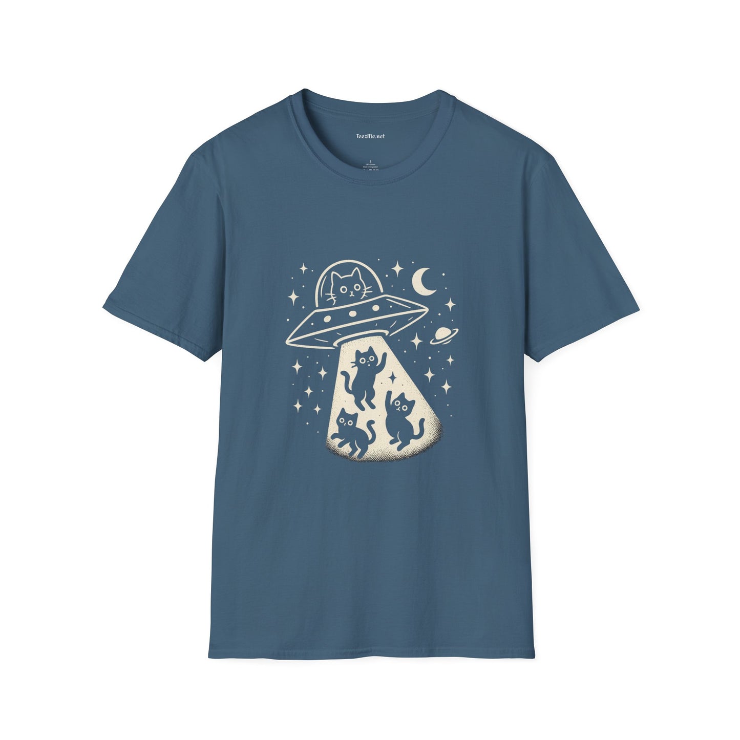 UFO Cats Unisex Softstyle T-Shirt 100% Cotton Graphic