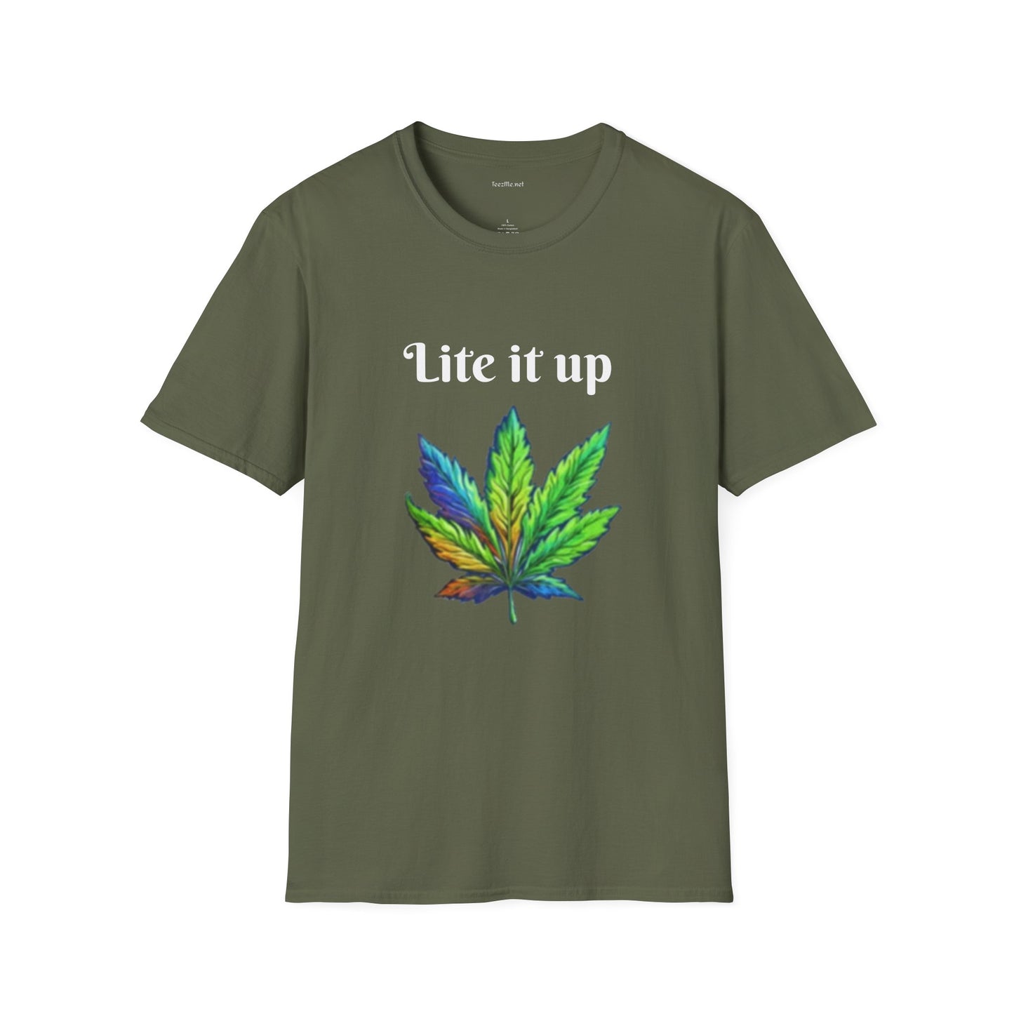 Lite it up - Unisex Softstyle T-Shirt 100% Cotton Graphic