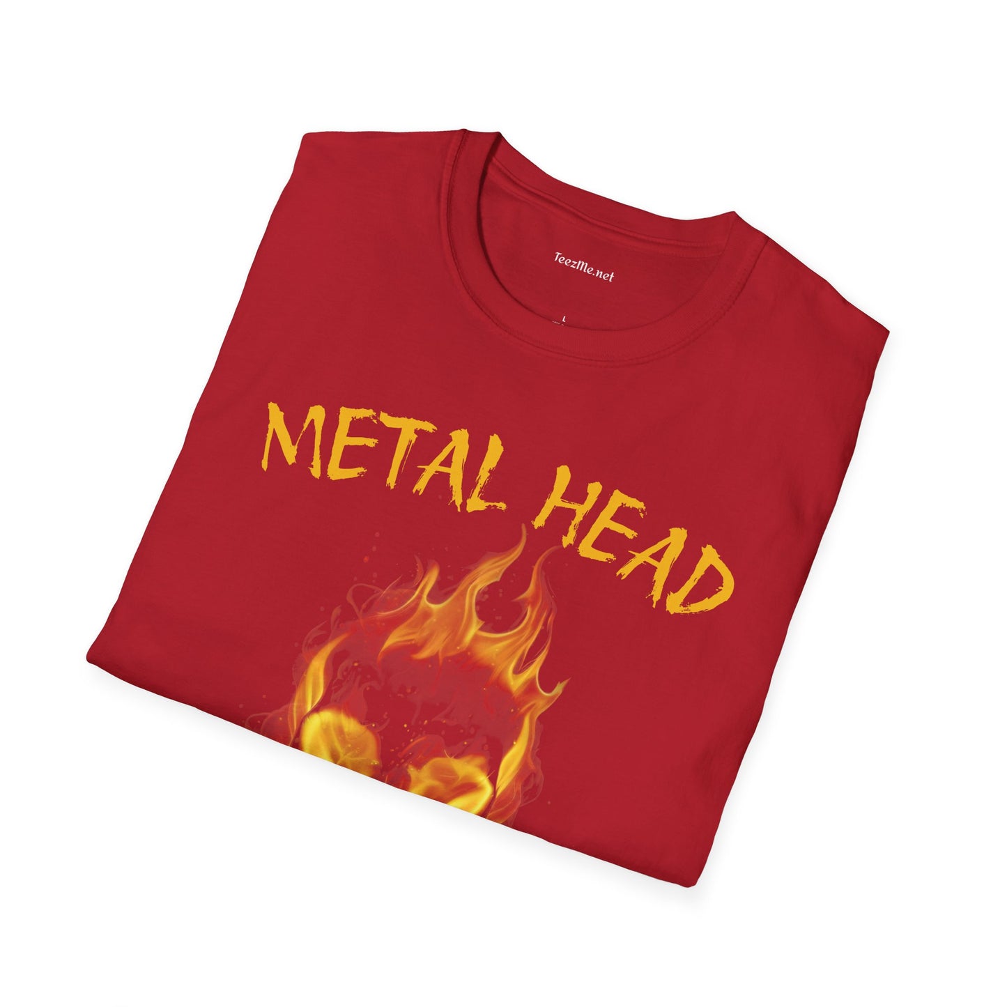 Metal Head - Unisex Softstyle T-Shirt 100% Cotton Graphic