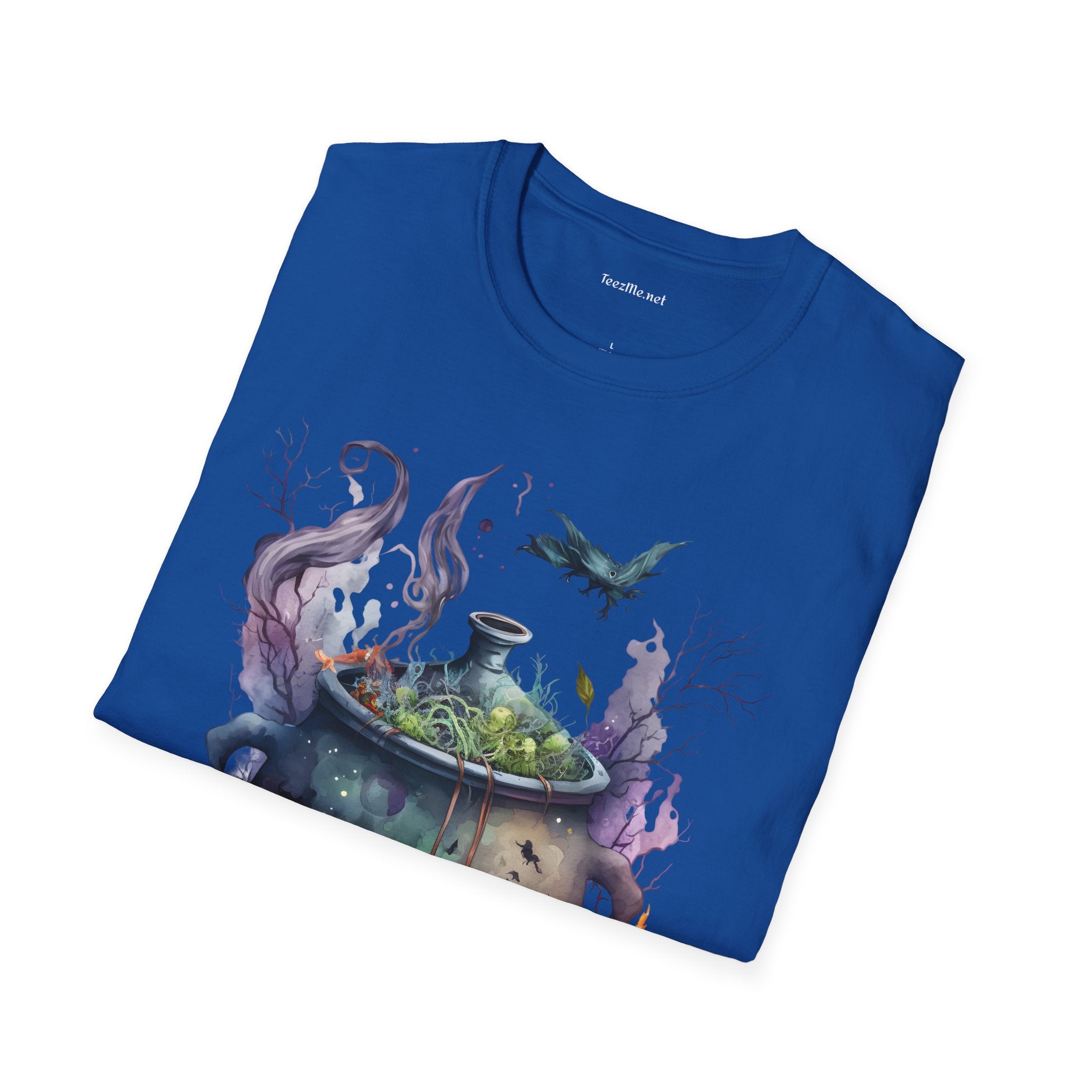 Cauldron Watercolor Unisex Softstyle T-Shirt 100% Cotton Graphic