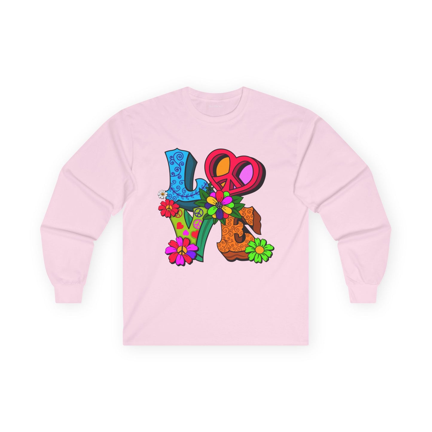 Love Peace Unisex Ultra Cotton Long Sleeve Tee