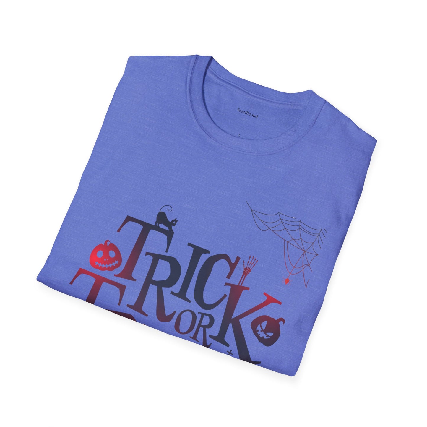 Trick or Treat - Unisex Softstyle T-Shirt 100% Cotton Graphic