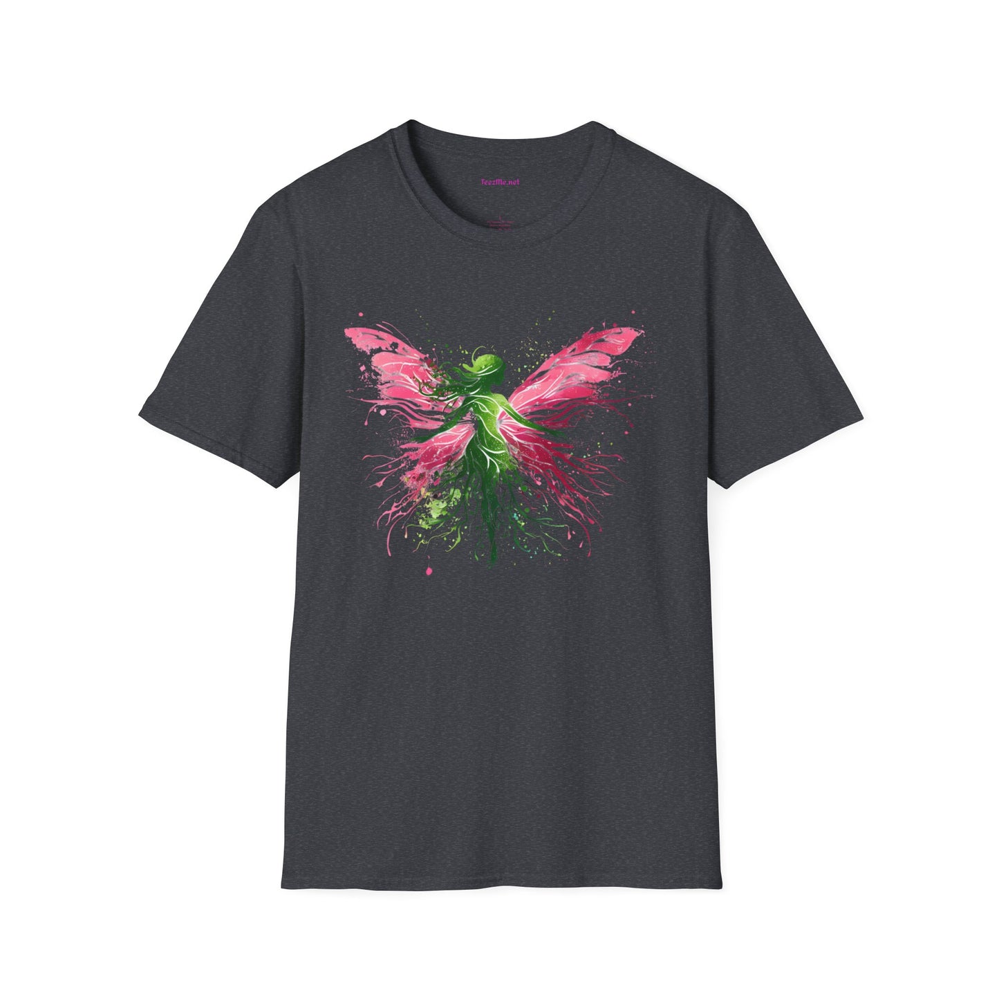 Fairy Garden 02 Unisex SoftStyle T-Shirt 100% Cotton Graphic