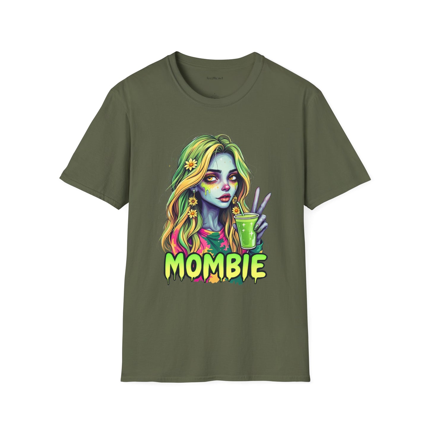 Mombie Unisex Softstyle T-Shirt 100% Cotton Graphic