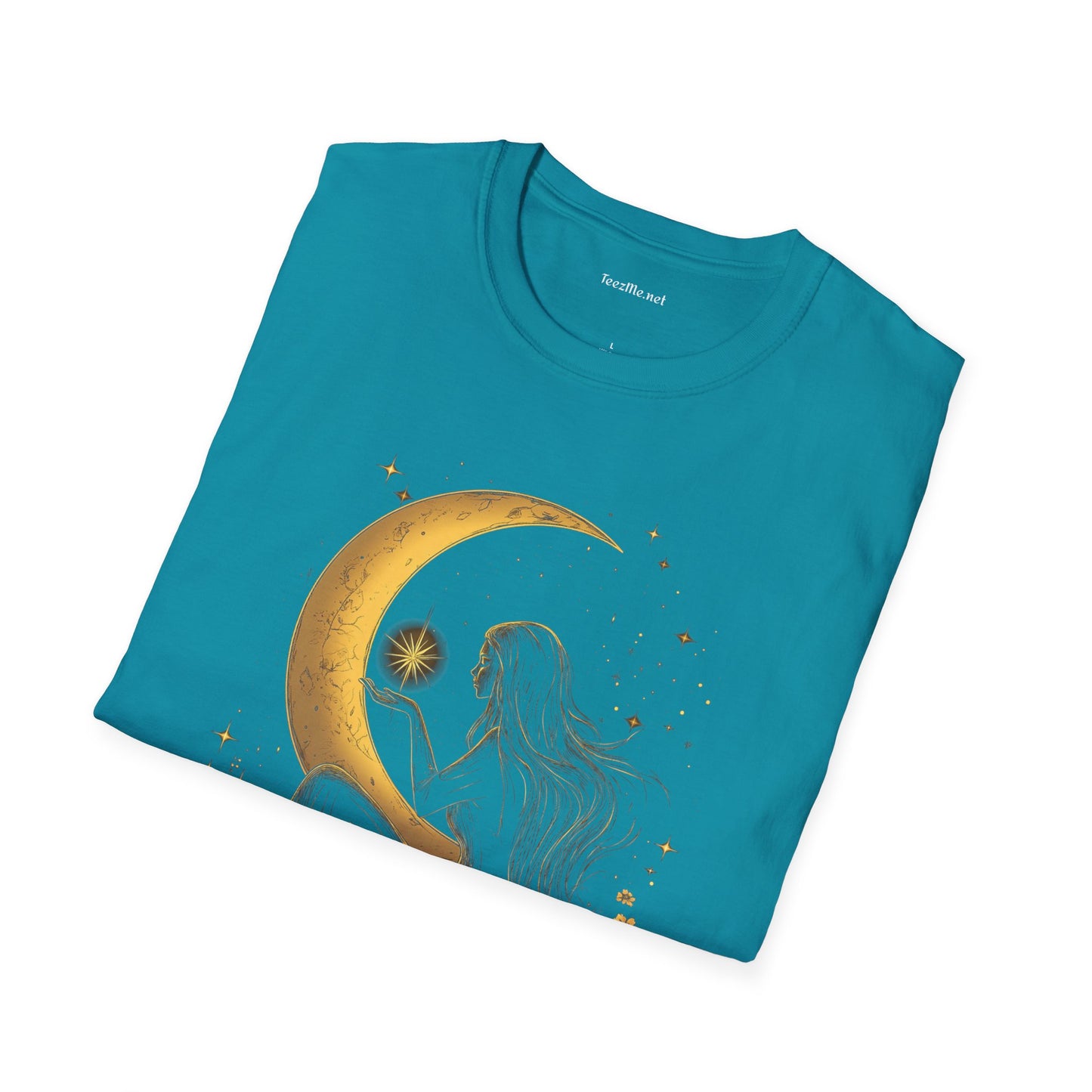 Moon Goddess - Unisex Softstyle T-Shirt 100% Cotton Graphic