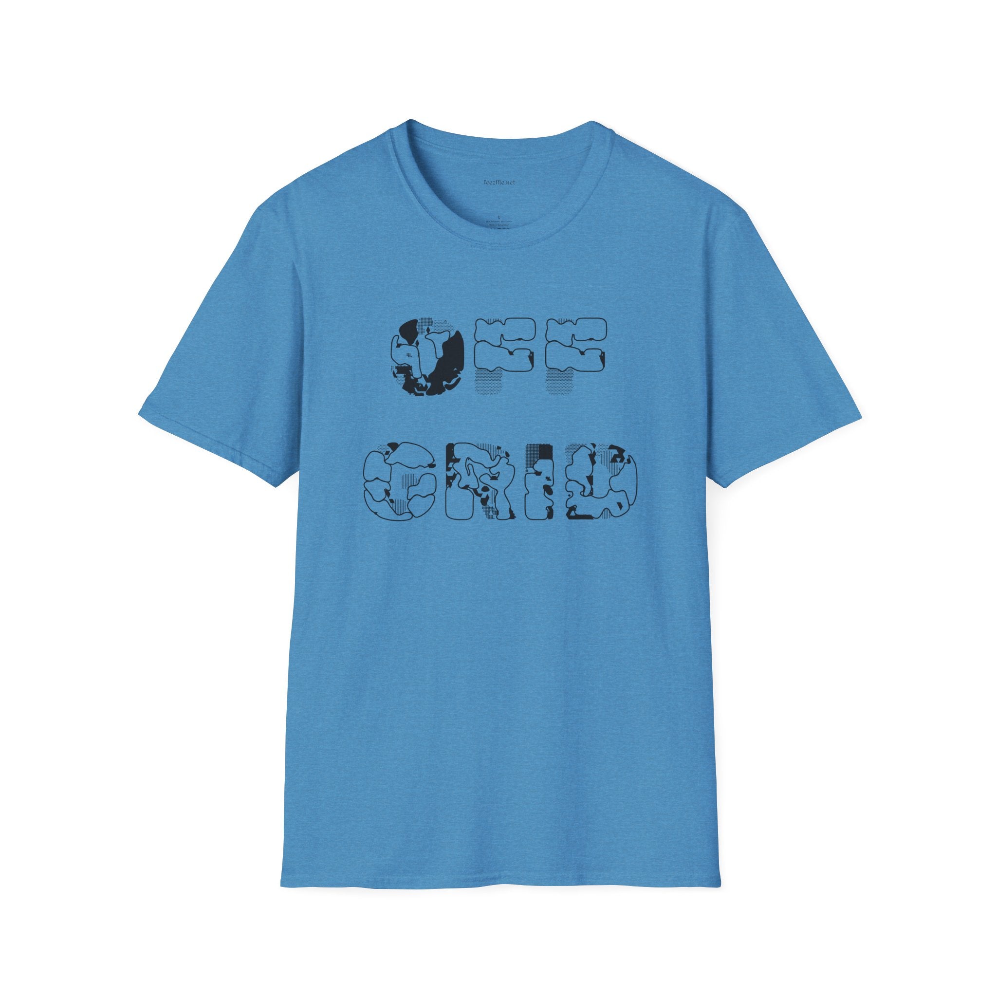 OFF GRID - Unisex Softstyle T-Shirt 100% Cotton Graphic