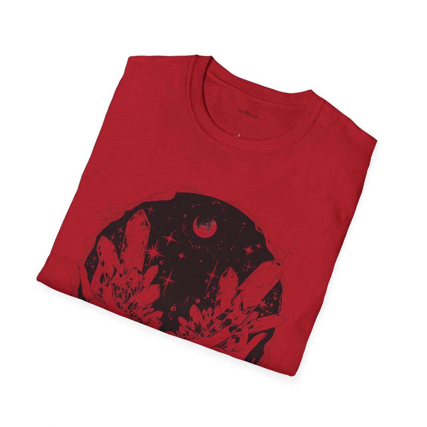 Crystal Moon Magic  - Unisex Softstyle T-Shirt 100% Cotton Graphic