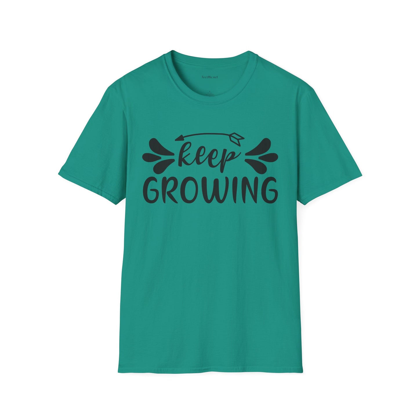 Keep Growing 03 Unisex Soft Style T-Shirt 100% Cotton Graphic