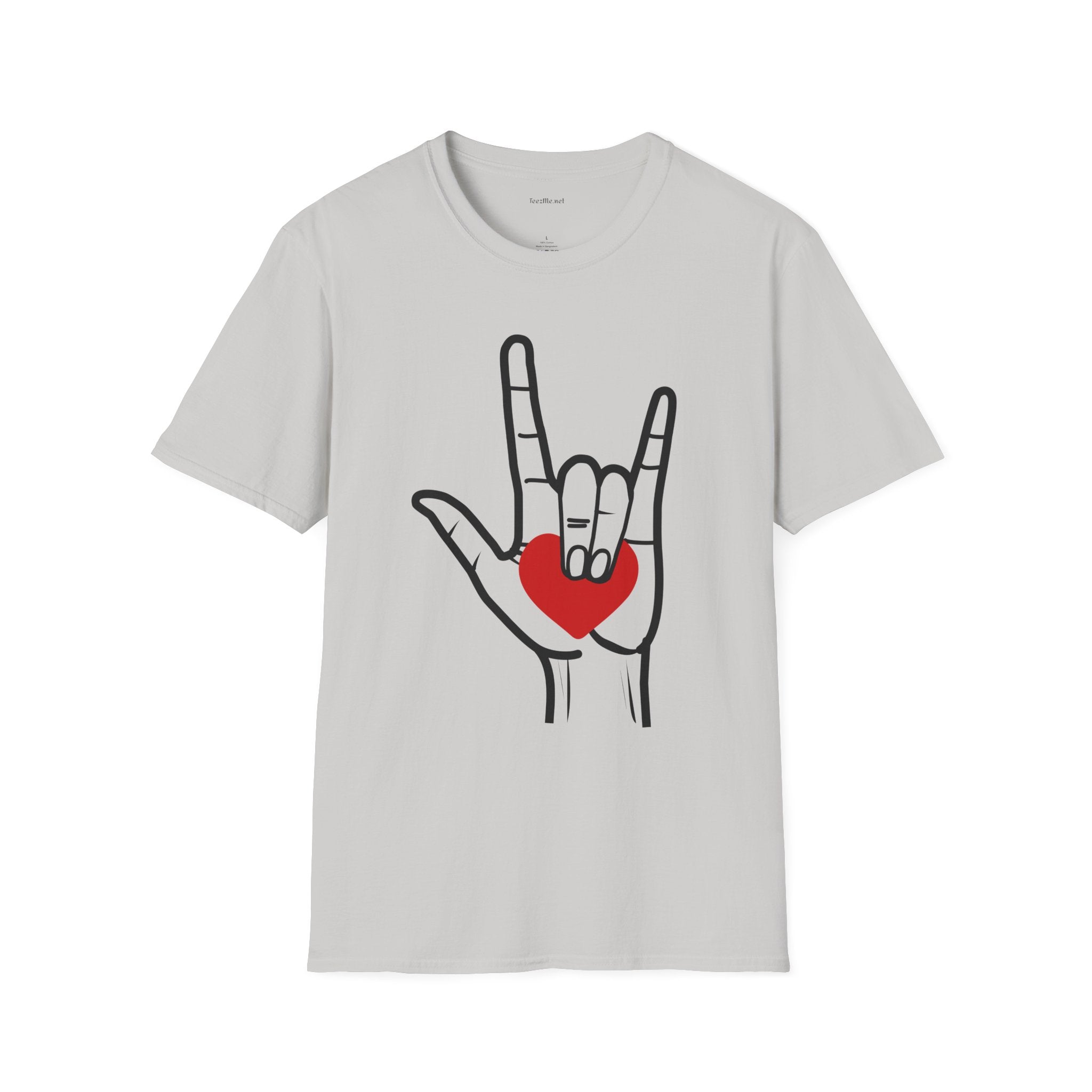 ASL Love  - Unisex Softstyle T-Shirt 100% Cotton Graphic